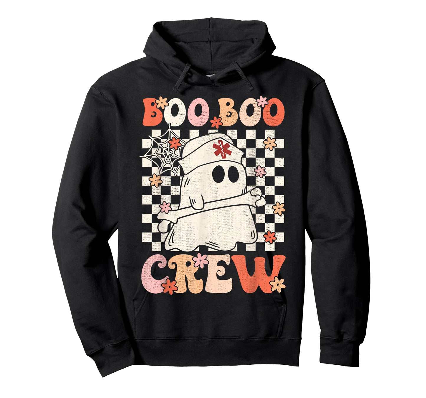 Groovy Boo Boo Crew Nurse Ghost Paramedic EMT EMS Halloween T-Shirt