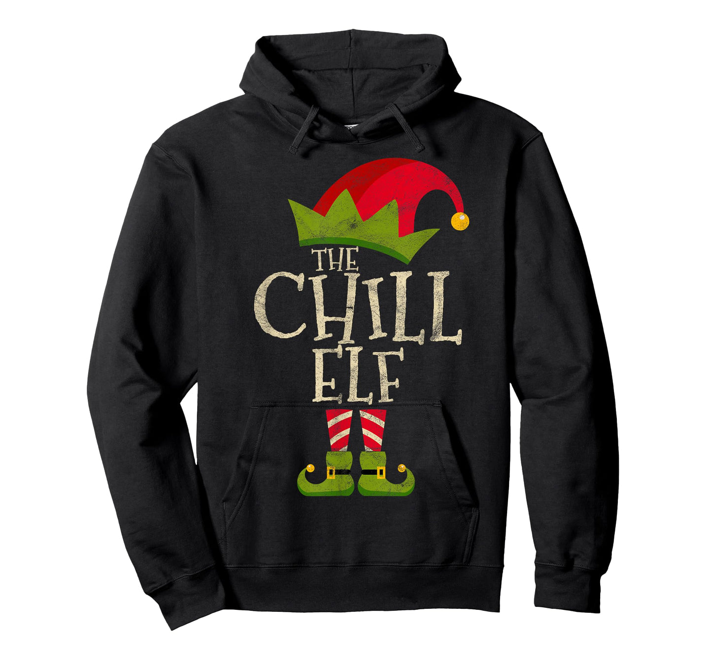 Easy The Chill Elf Xmas Costume Family Group Gift Christmas T-Shirt