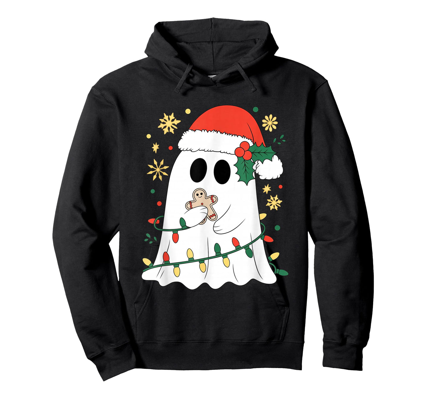 Ghost Christmas Santa Spooky Christmas T-Shirt