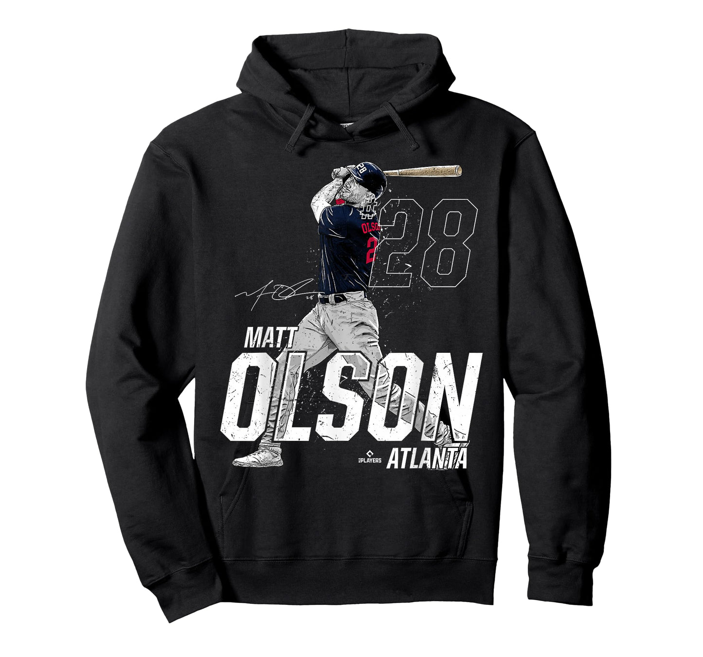 Dynamic Pose Matt Olson Atlanta Baseball MLBPA T-Shirt