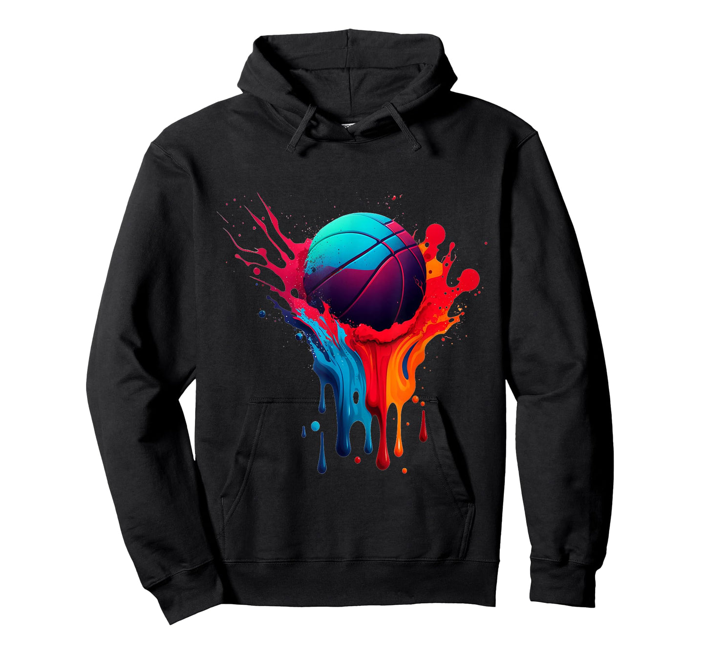 Basketball Splash Basketball Splatter Paint Bball Player T-Shirt
