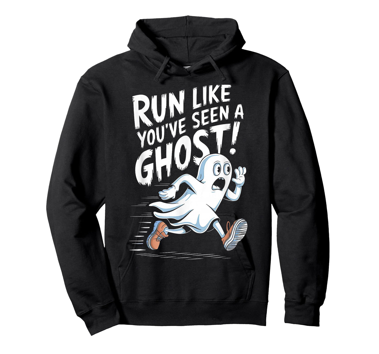 Run Like You've Seen A Ghost Halloween 5K Race Runner T-Shirt