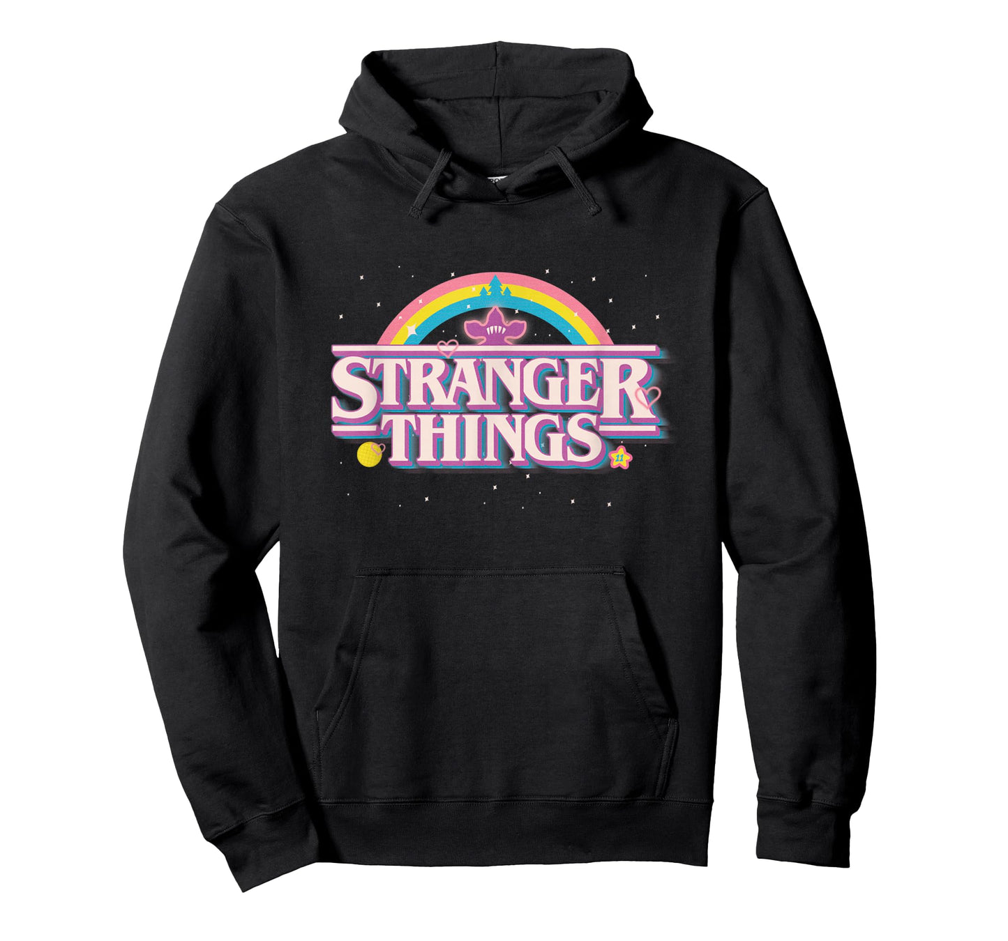 Stranger Things Rainbow Cute Demogorgon Title Logo T-Shirt