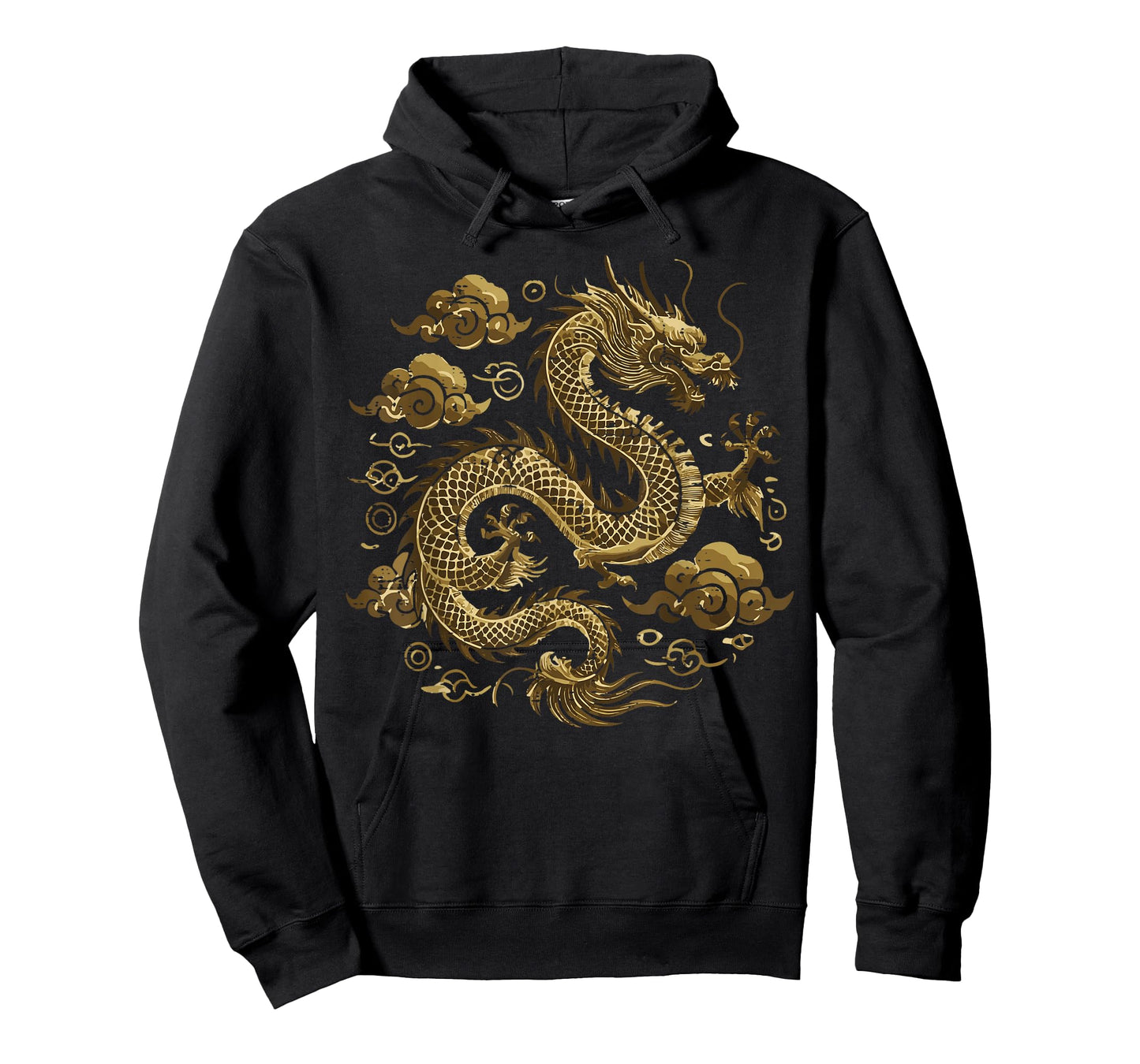 Asian Dragon Clouds Vintage Chinese Japanese Men Women Kids T-Shirt