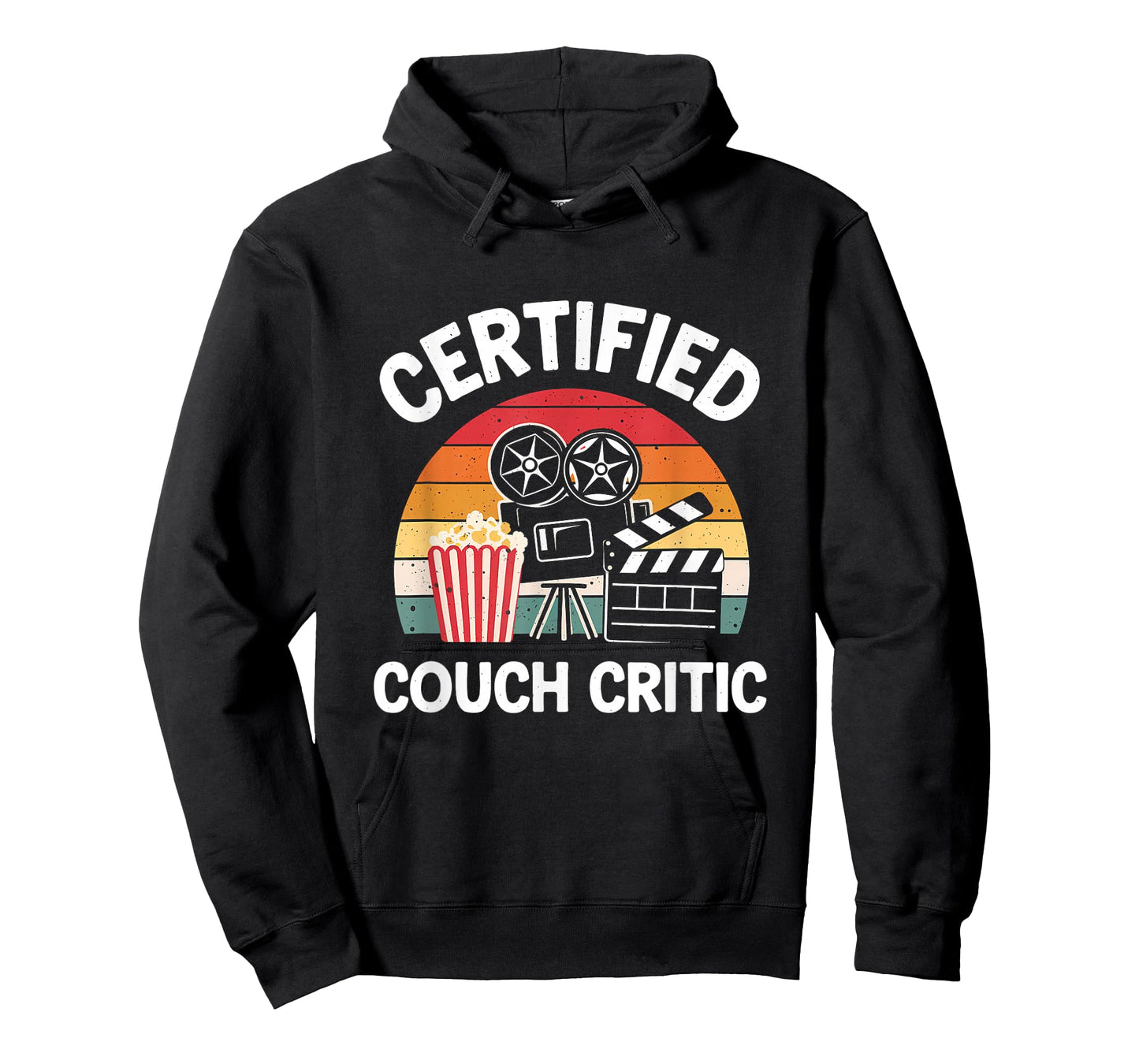 Certified Couch Critic Unpaid Movie Critic Film Reviewer T-Shirt