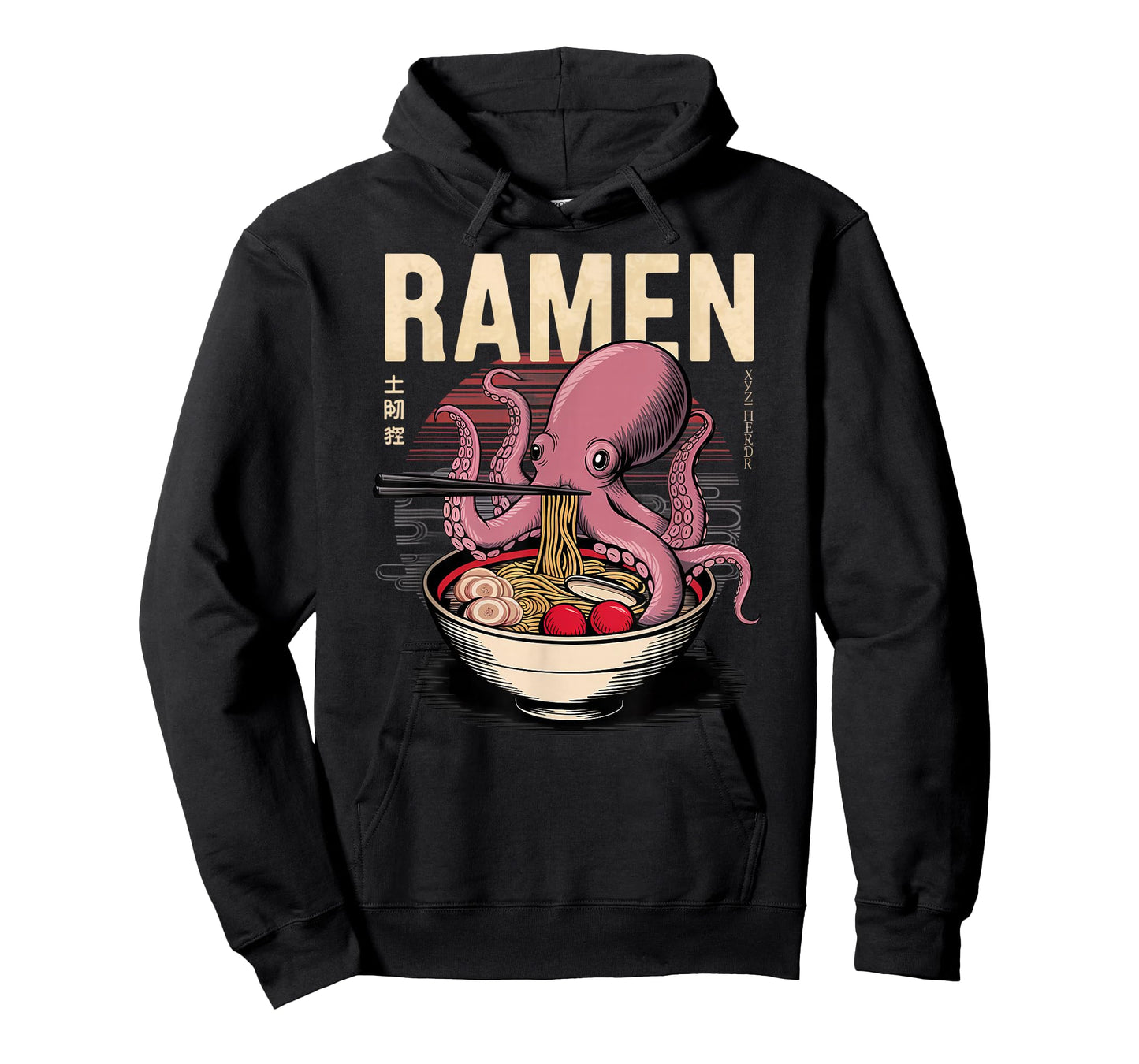 Octopus Ramen Japanese Noodles Kawaii Anime Octopus T-Shirt