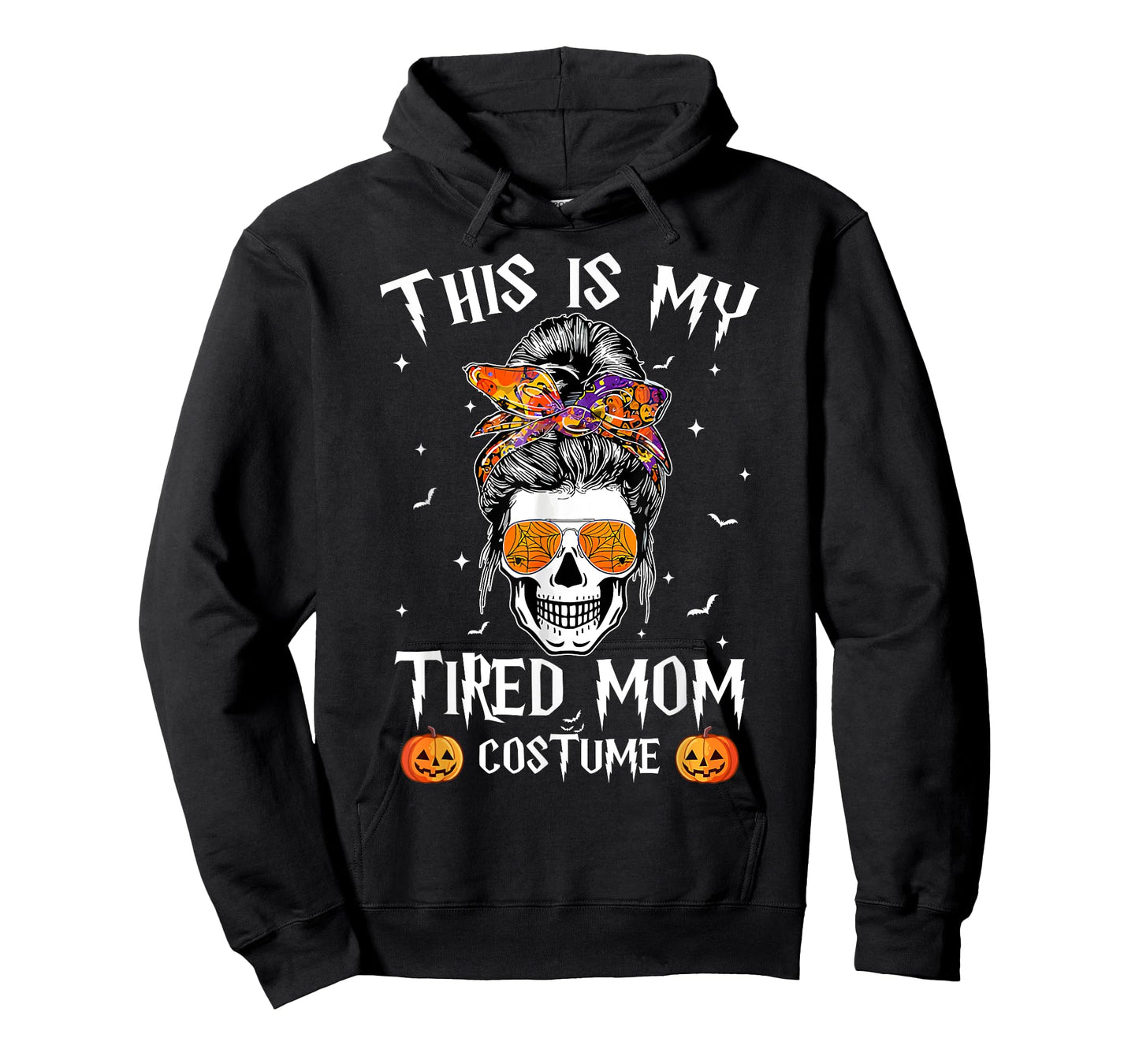 This is my Tired Mom Costume Messy Bun Halloween Costume T-Shirt