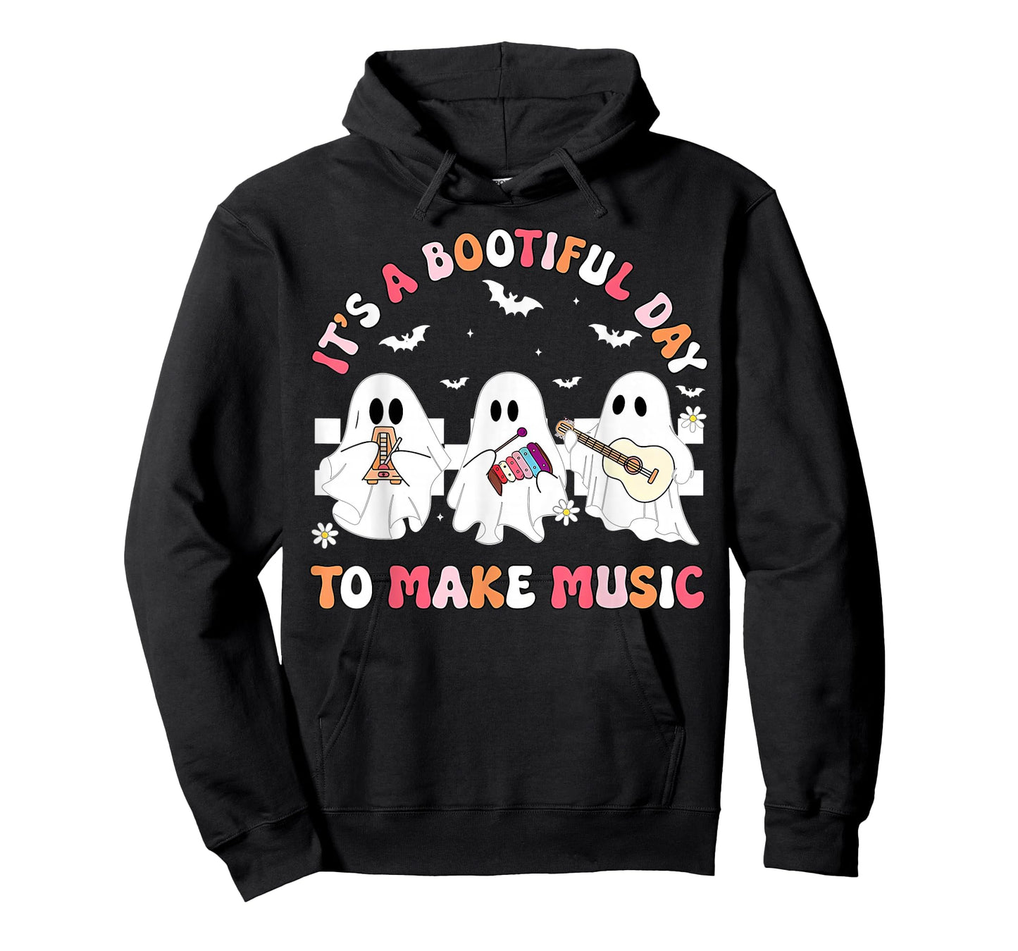 Music Teacher Halloween It's A Bootiful Day to Make Music T-Shirt