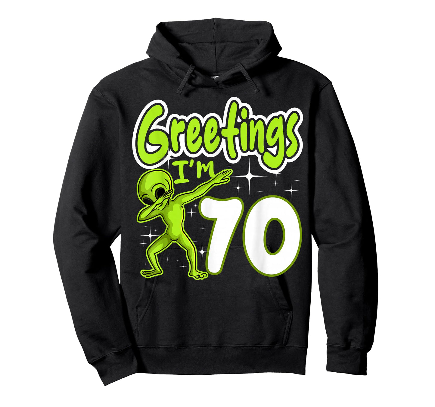 Alien 70th Birthday Dubbing Party Space Galaxy Traveler UFO T-Shirt