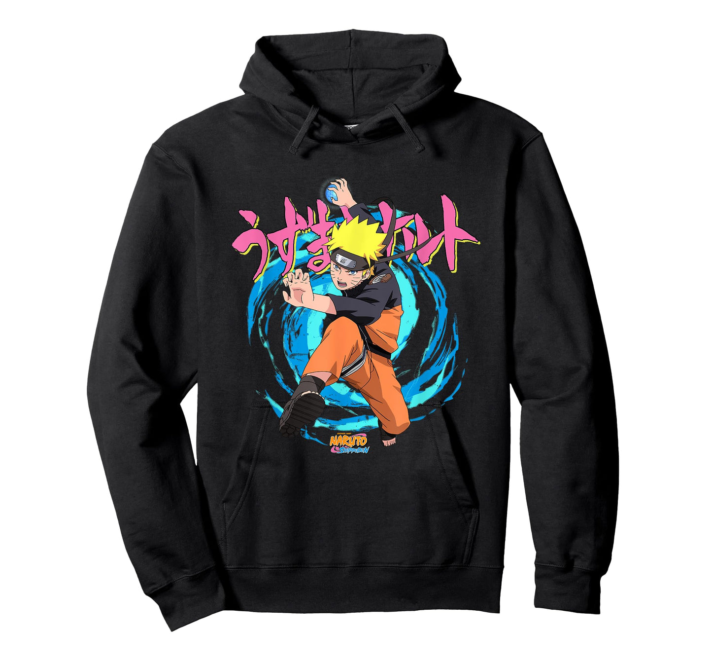 Naruto Shippuden Rasengan Jutsu Swirls Anime T-Shirt
