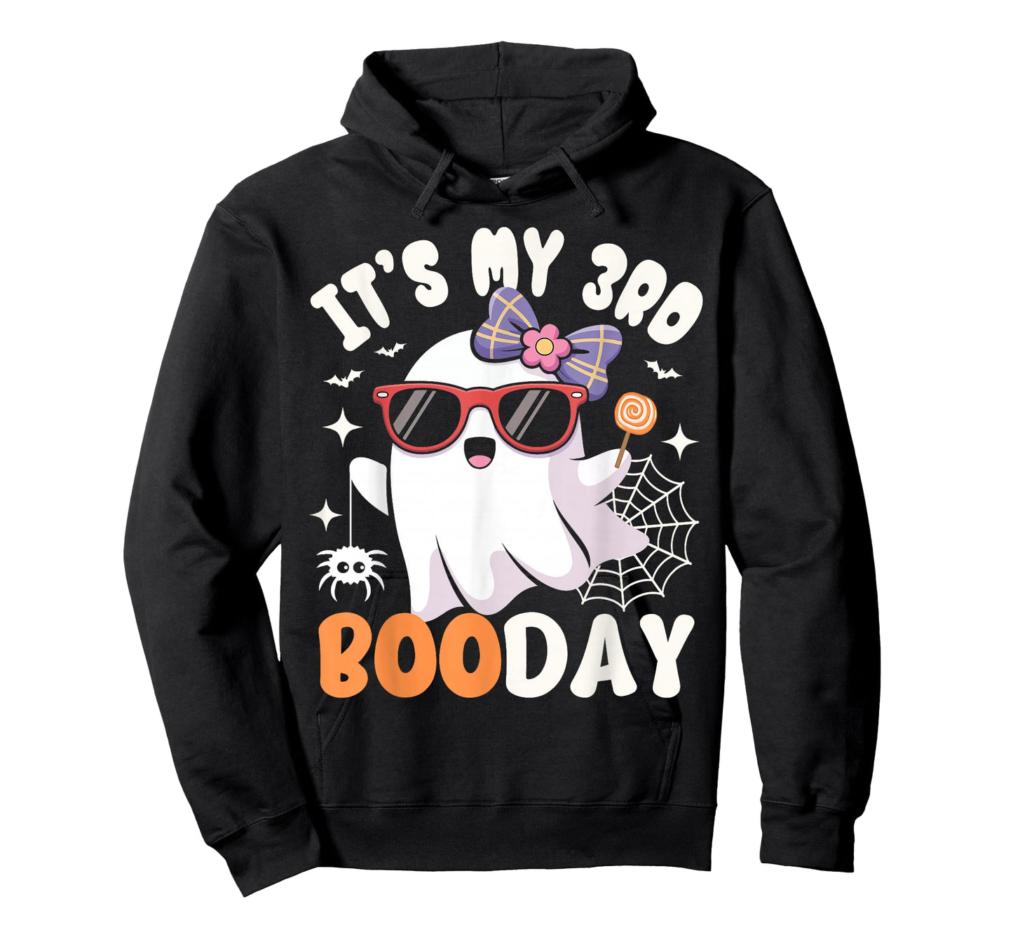 Funny Halloween Birthday Ghost, It's My 3rd Boo Day Girls T-Shirt