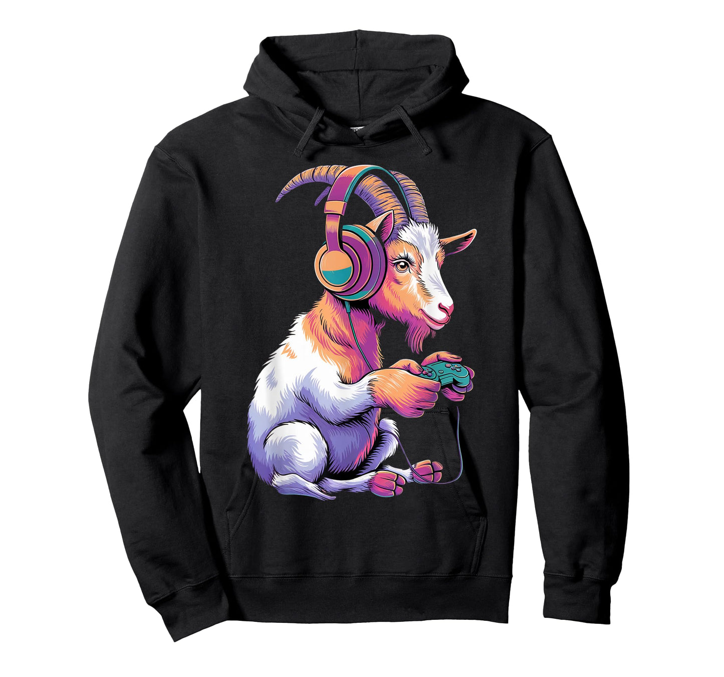 Goat Stuffed Animal Goat Costume Kids Headphones Video Game T-Shirt