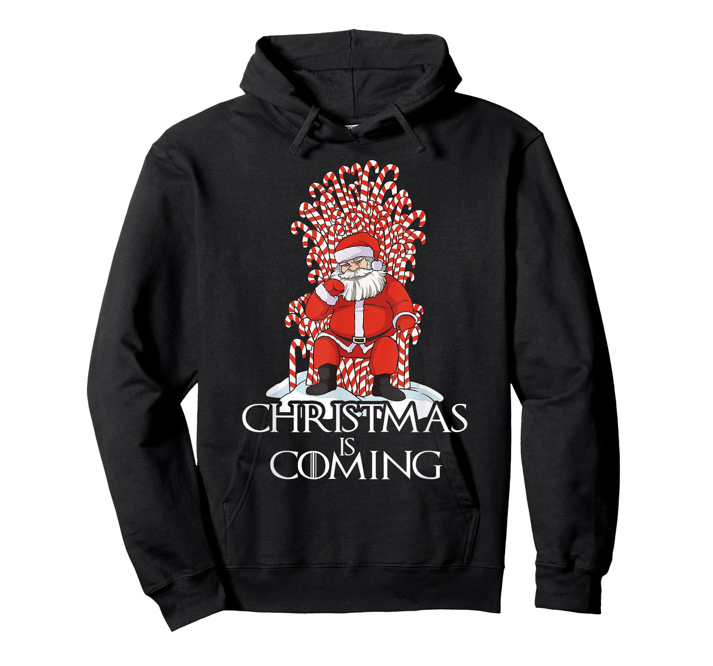 Christmas is coming funny santa claus candy canes T-Shirt