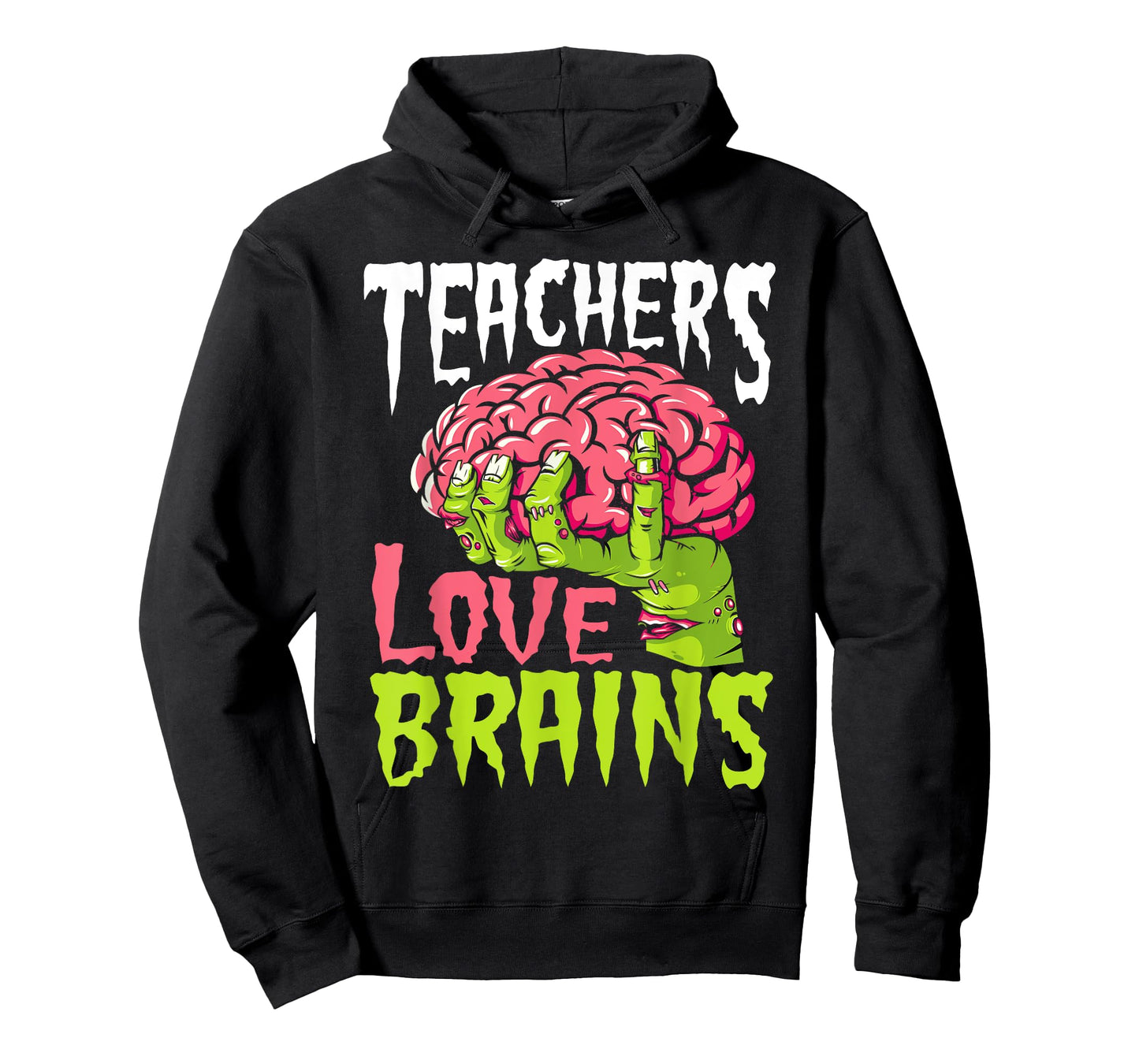 Teachers Love Brains Funny Zombie Teacher Halloween Zombies T-Shirt
