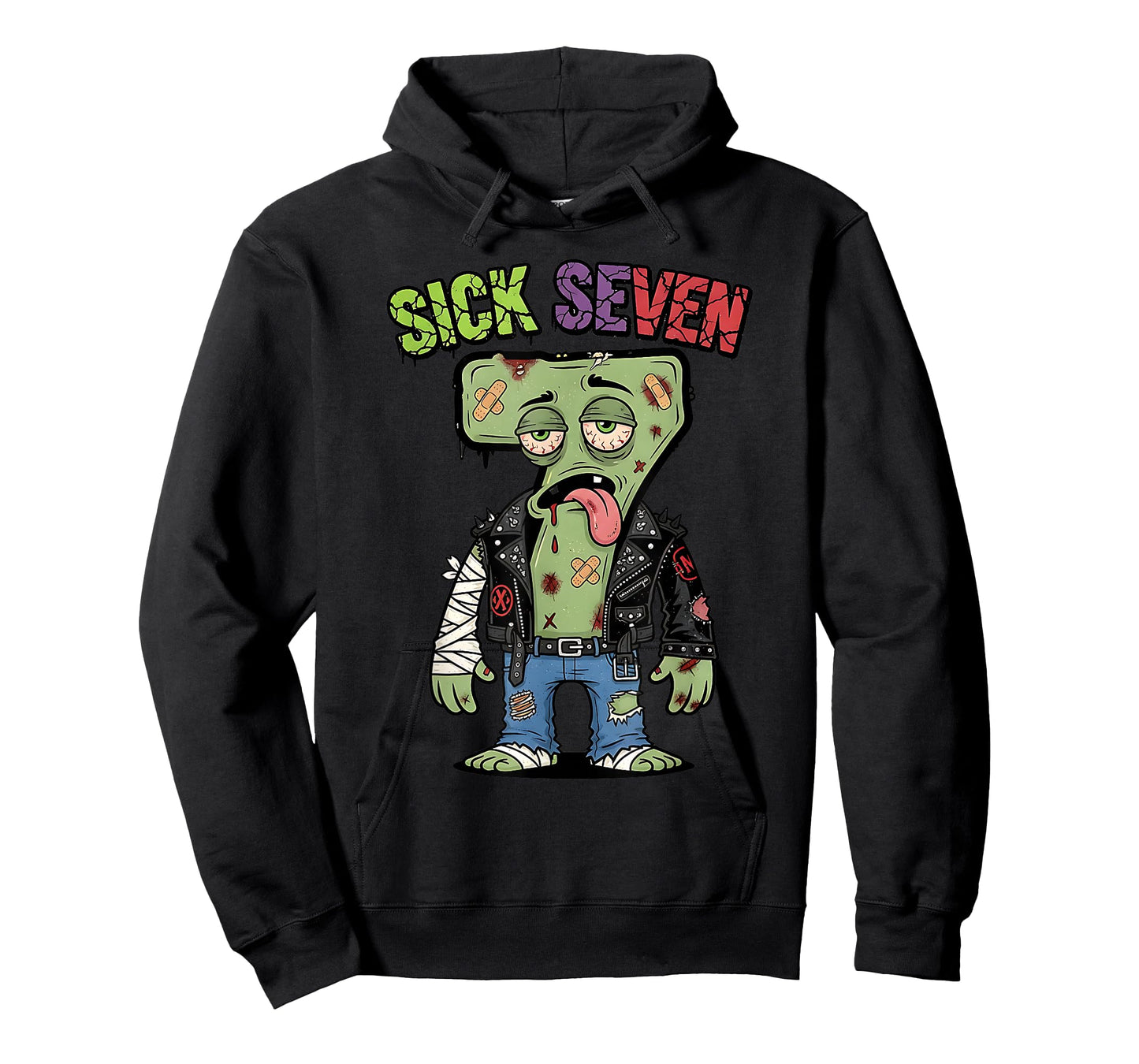 67 Funny Zombie Six Seven Humor Meme Brainrot Sick Seven T-Shirt
