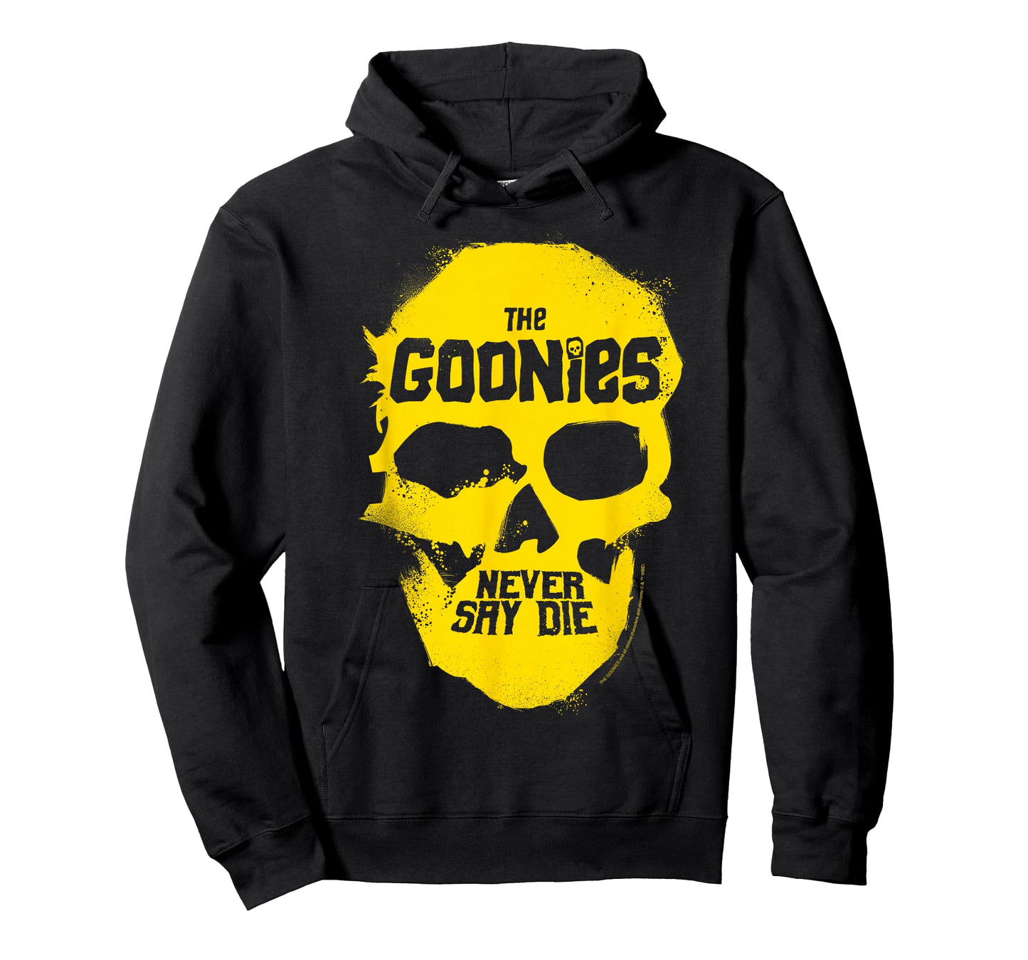 Goonies Never Say Die Yellow Skull T-Shirt