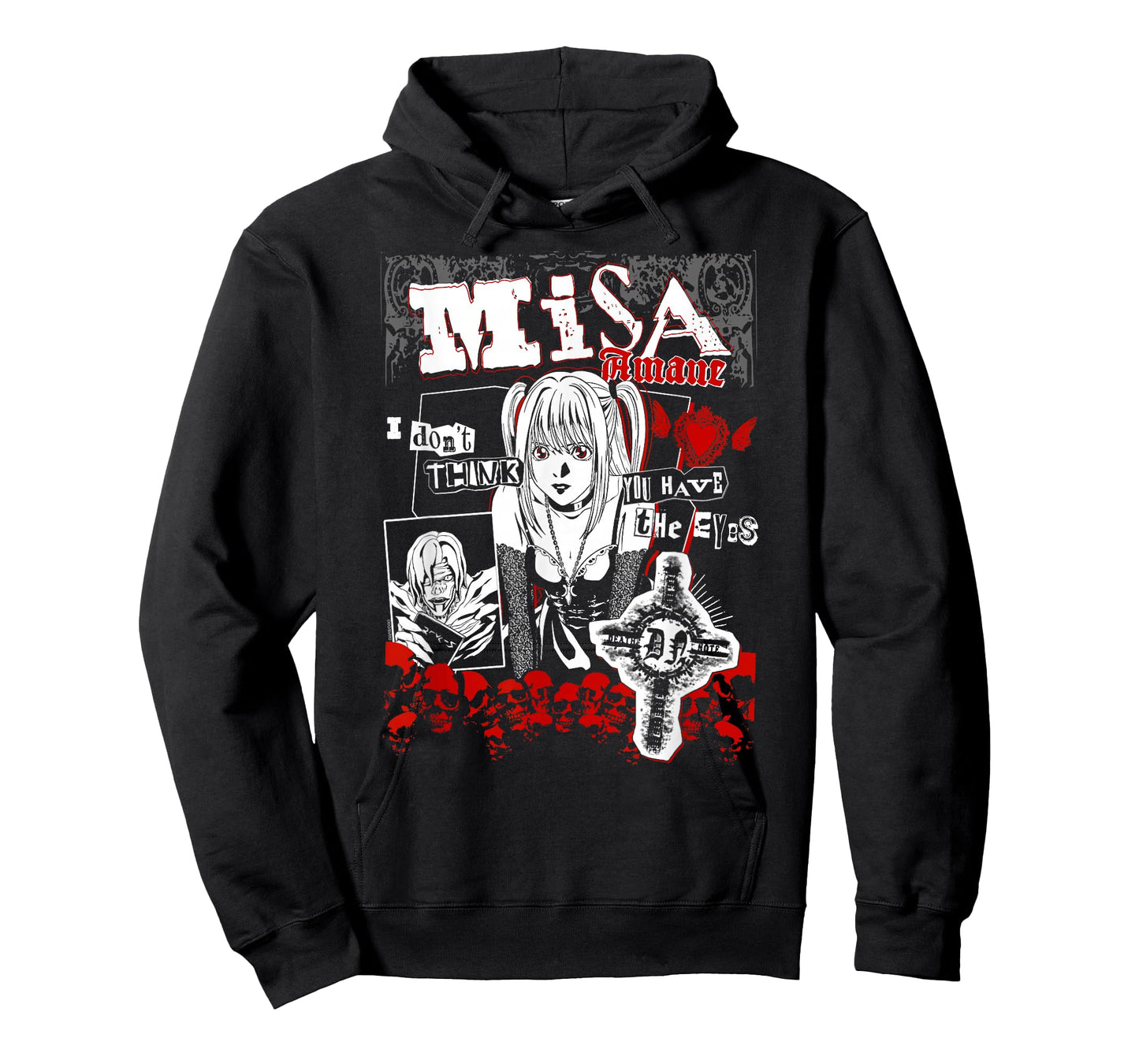 Death Note Misa Amane Punk Zine Collage Anime T-Shirt