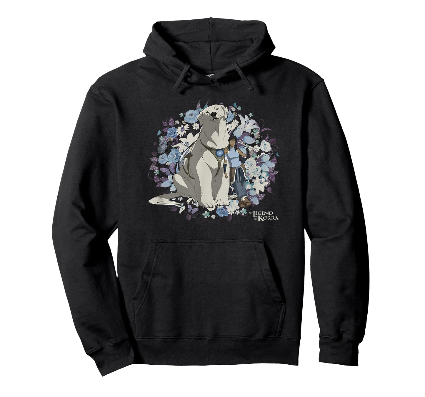The Legend Of Korra Naga And Korra Floral T-Shirt