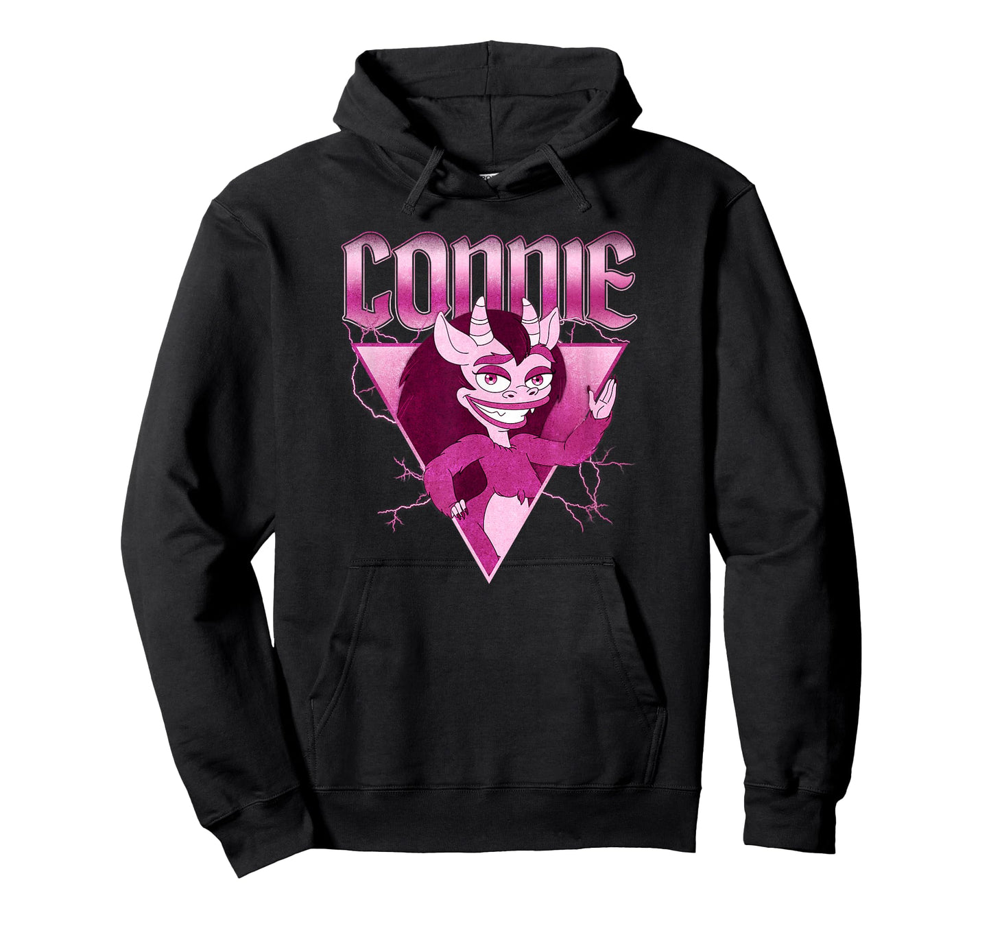 Big Mouth Hormone Monster Connie Distressed Portrait T-Shirt