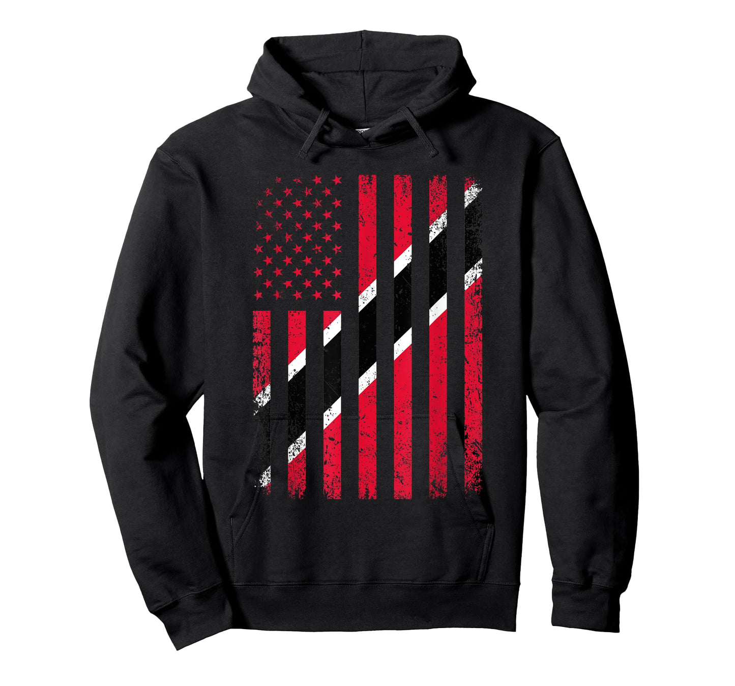 Trinidad Tobago Flag 4th of July USA Trinidad & Tobago Flag T-Shirt for Women Kids Men