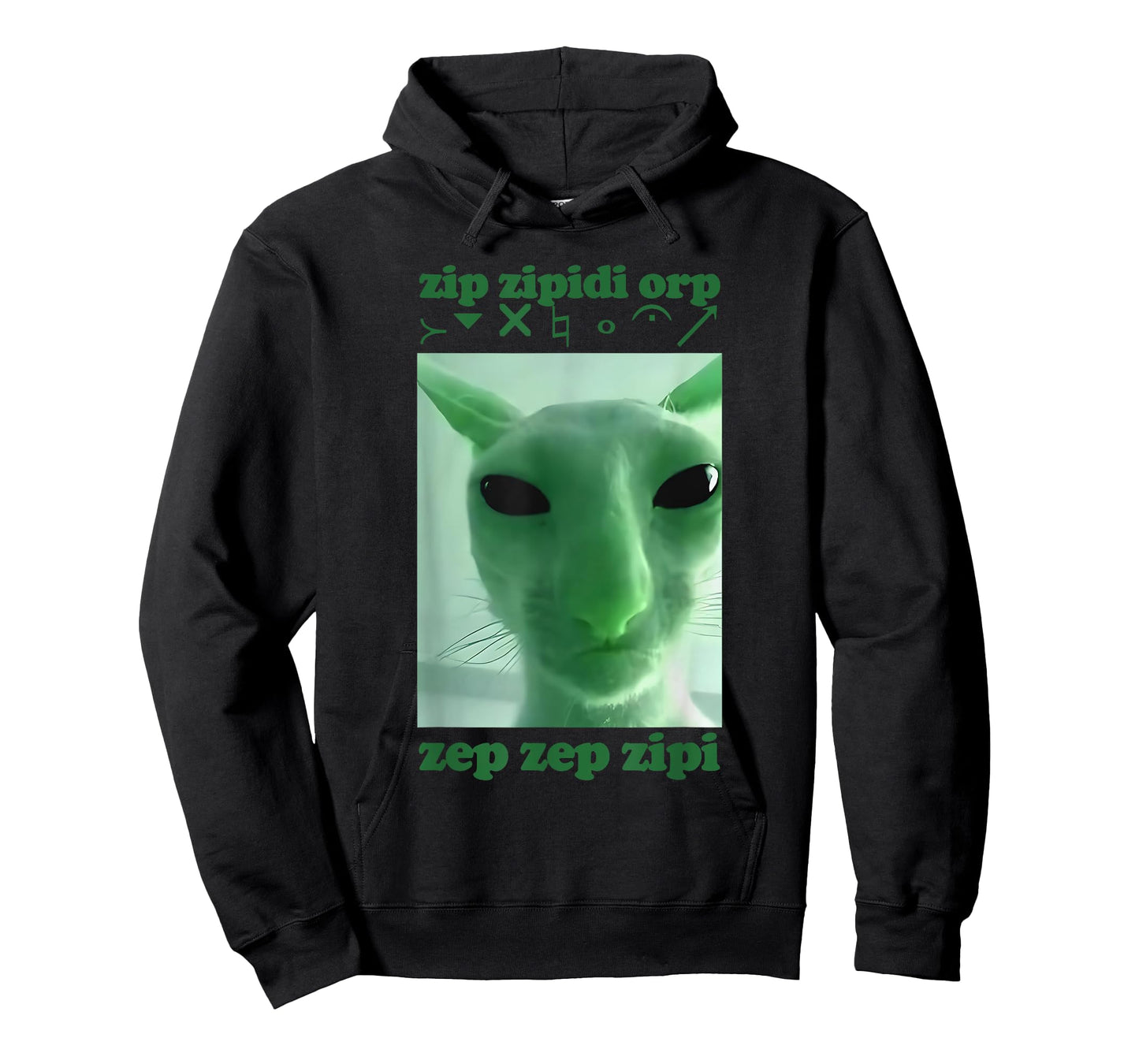 Alien Cat Dank Meme Gnarp Cat Silly Alien Cat Meme T-Shirt