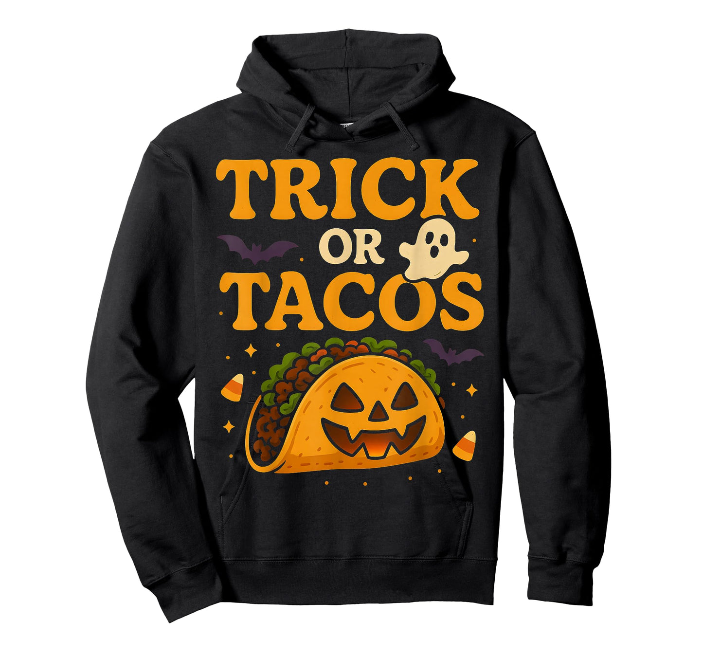 Trick Or Tacos Halloween Costume Mexican Food Spooky Lover T-Shirt