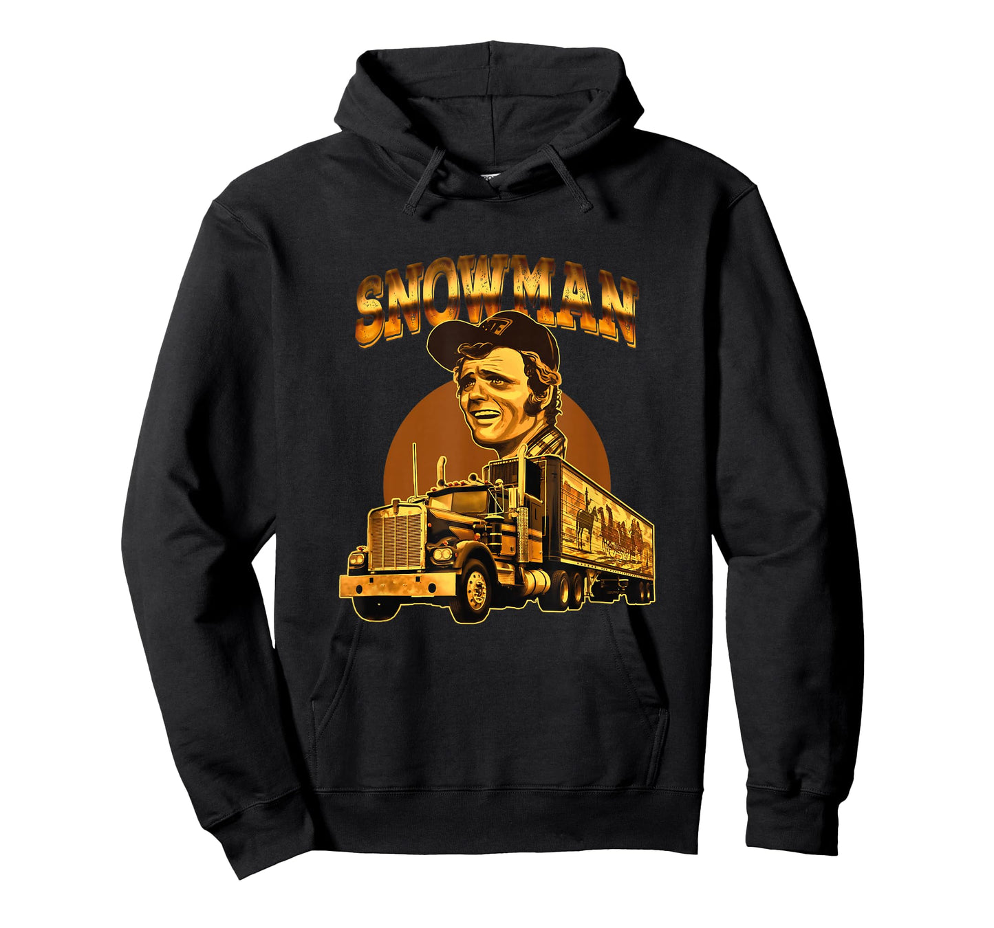 70s Retro Snowman Truck 1970s Vintage Groovy T-Shirt