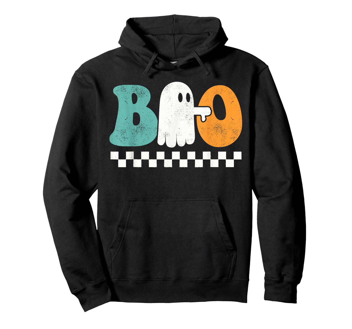 Funny Thumbs Down Boo Ghost Halloween Groovy for Men Women T-Shirt