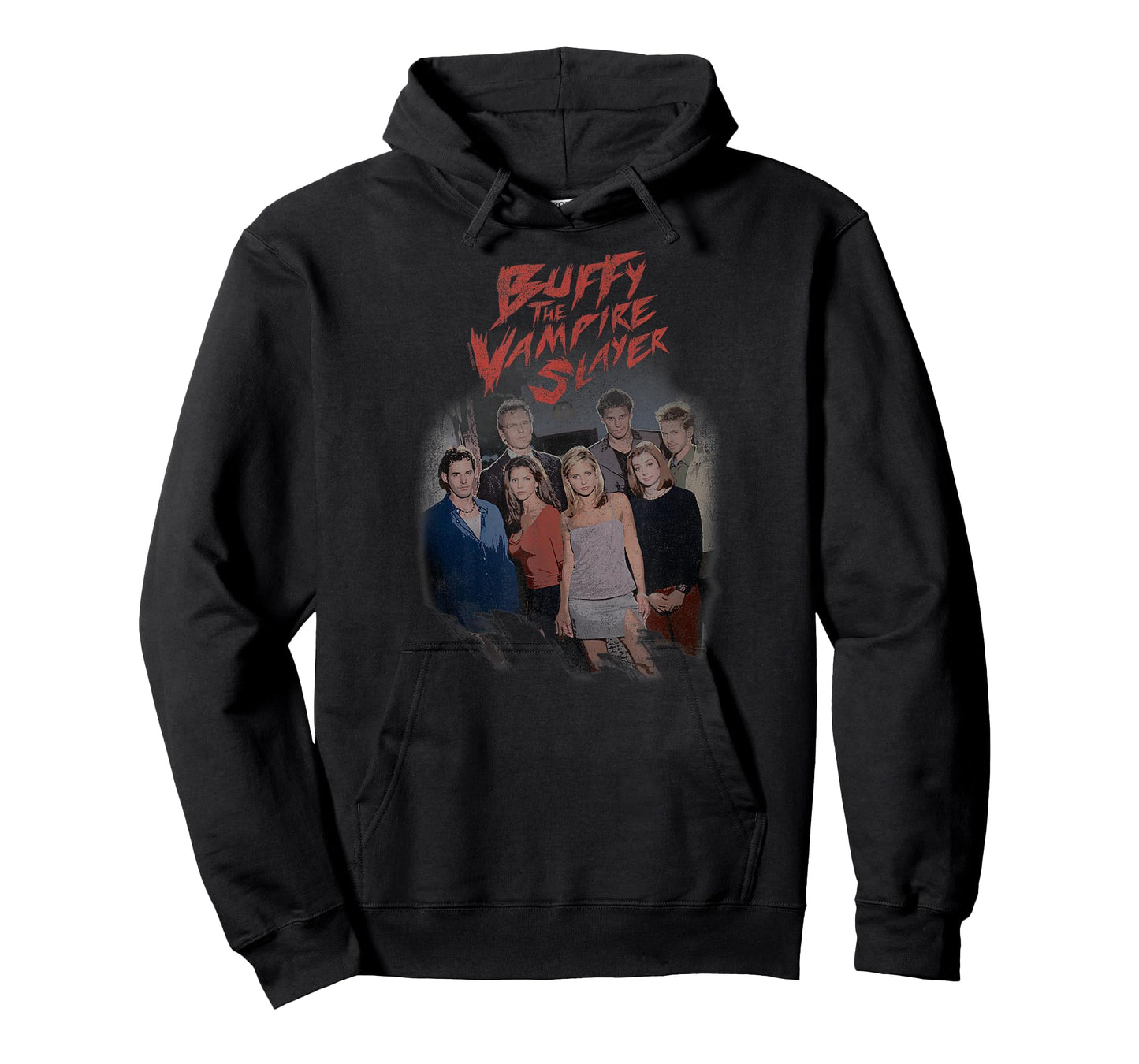 Buffy the Vampire Slayer Distressed Group Photo TV Show T-Shirt