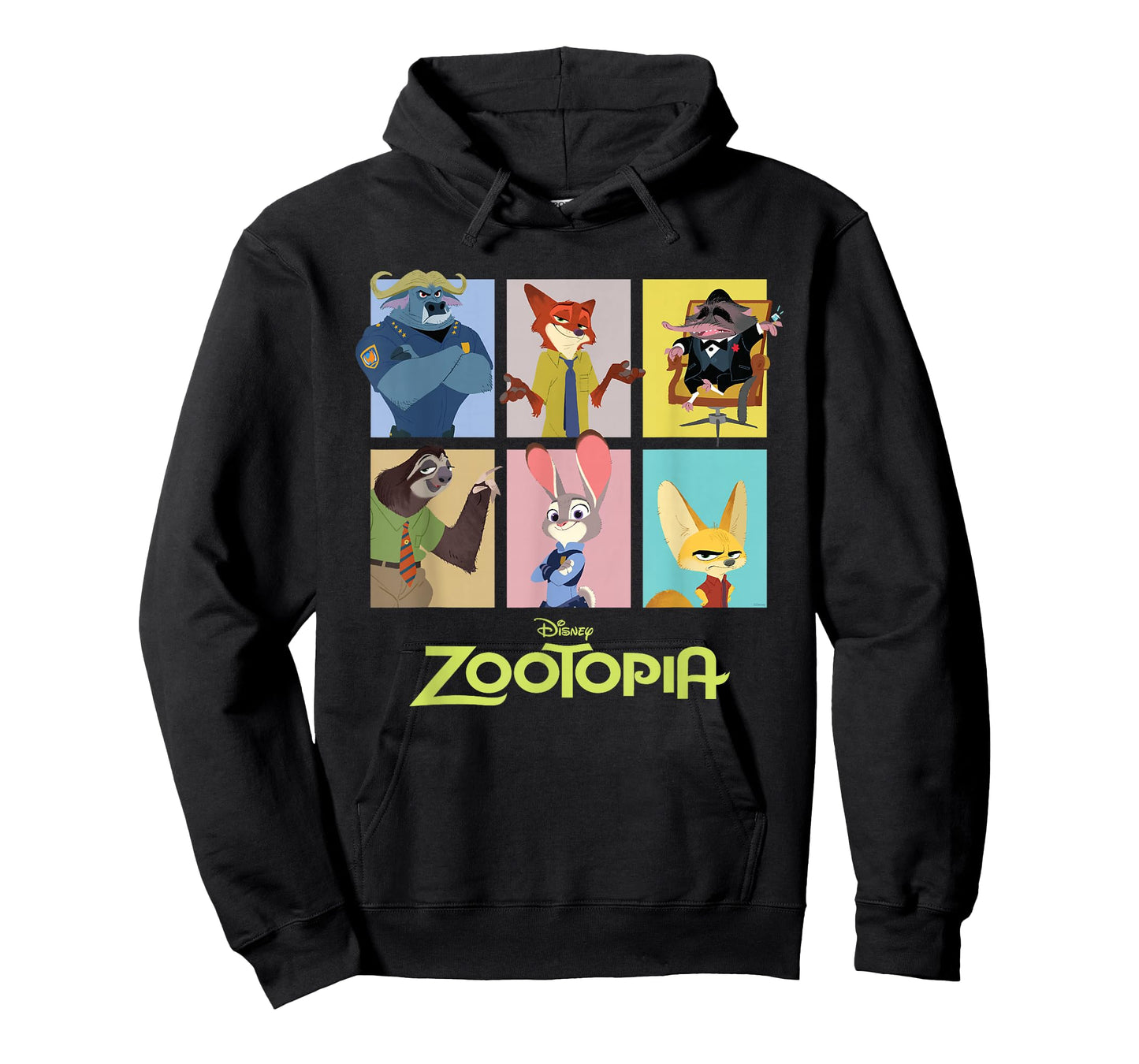 Disney Zootopia Characters Grid T-Shirt