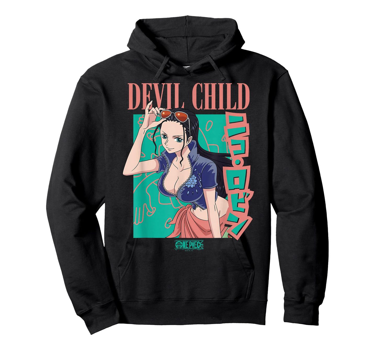 One Piece Anime Retro 90's Devil Child Robin T-Shirt