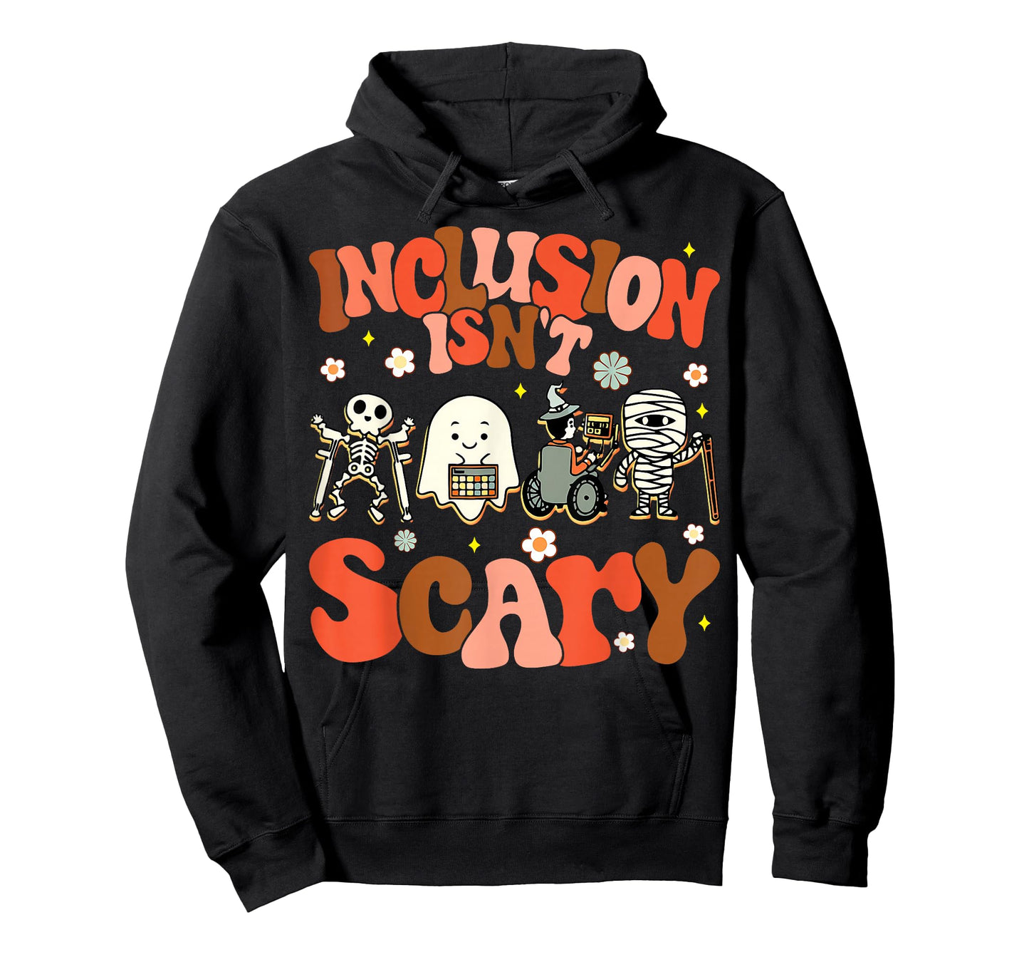 Inclusion Isn't Scary Funny SLP Sped Teacher Halloween T-Shirt
