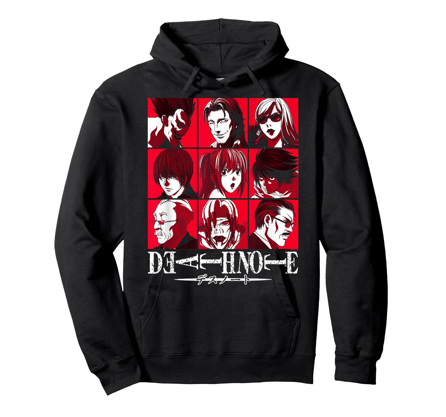 Death Note Character Pop Art Grid Anime T-Shirt