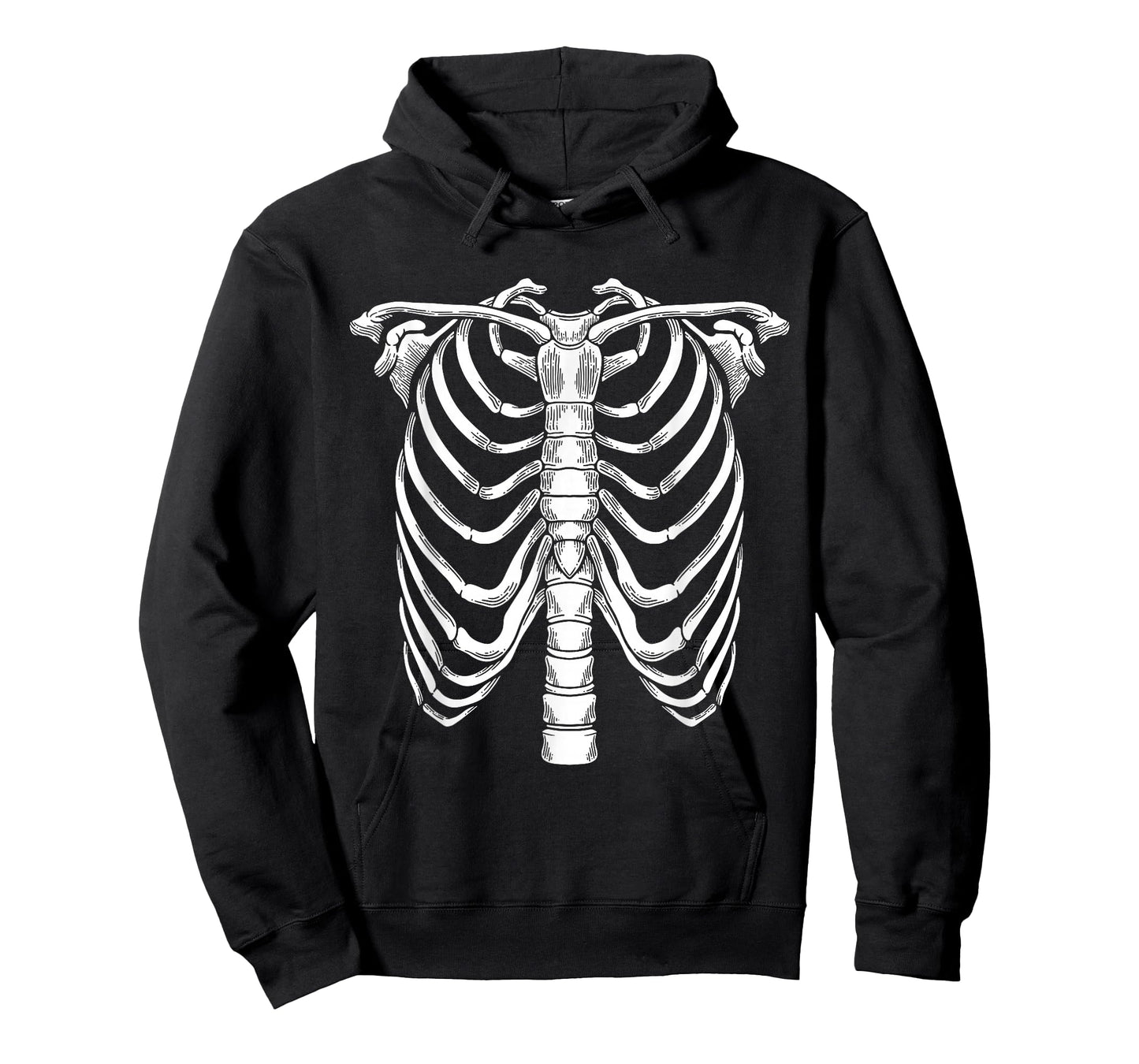 Skeleton Ribcage Spooky Halloween Costume Bones Ribs Anatomy T-Shirt