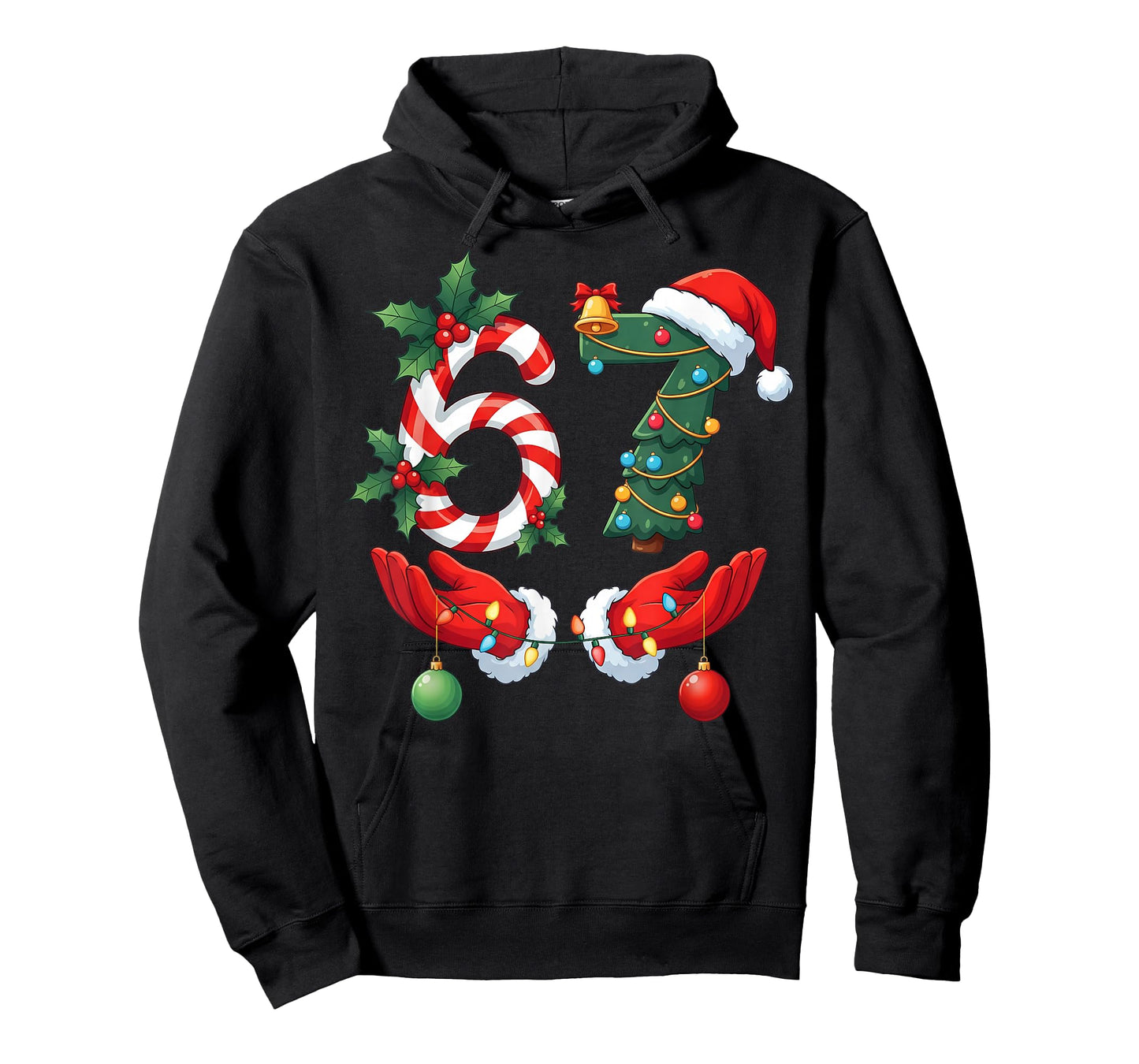 67 Meme Six Seven Christmas Pajamas for Women Men Kids Teen T-Shirt