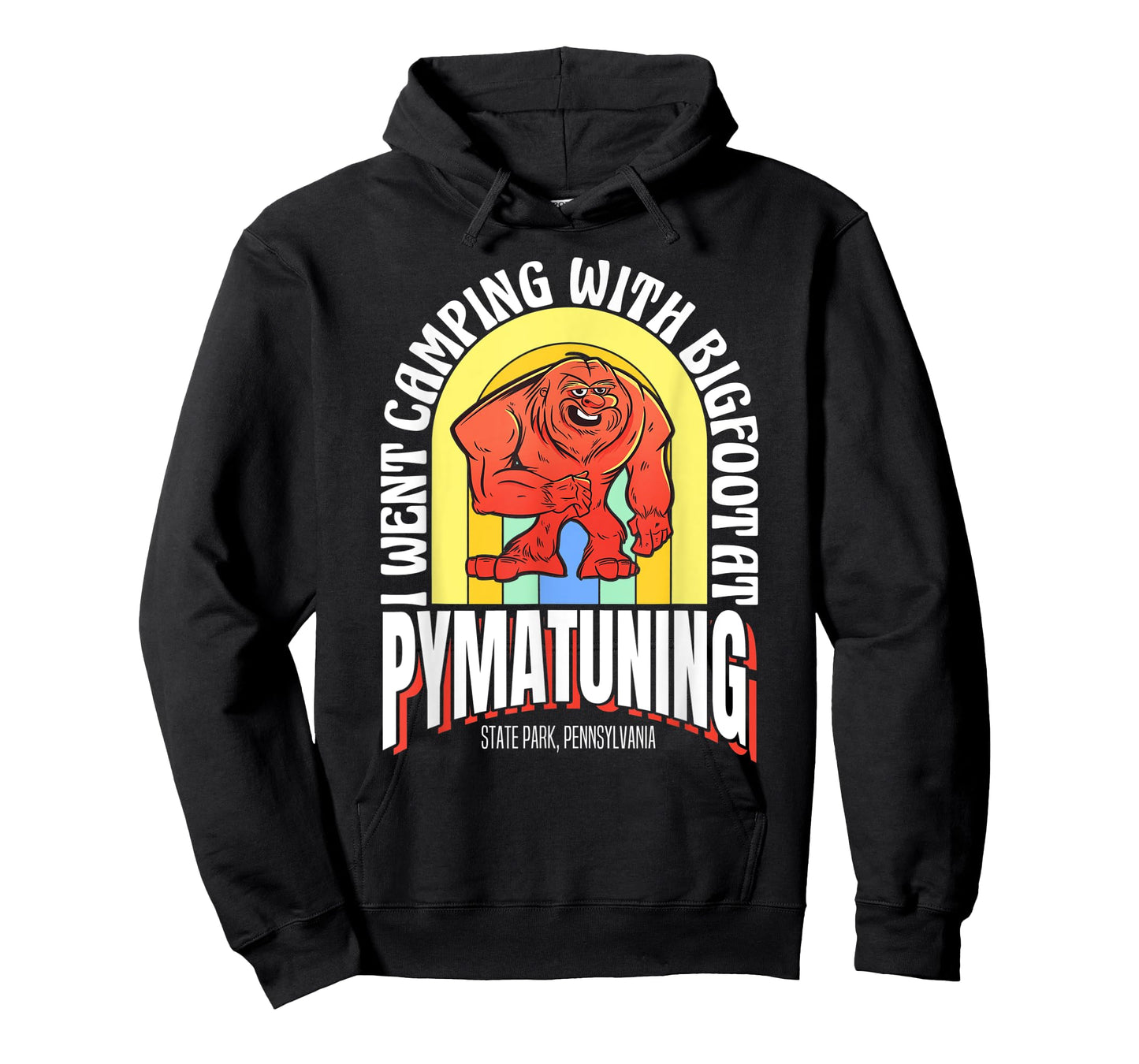 Camping With Bigfoot Pymatuning State Park Pennsylvania T-Shirt