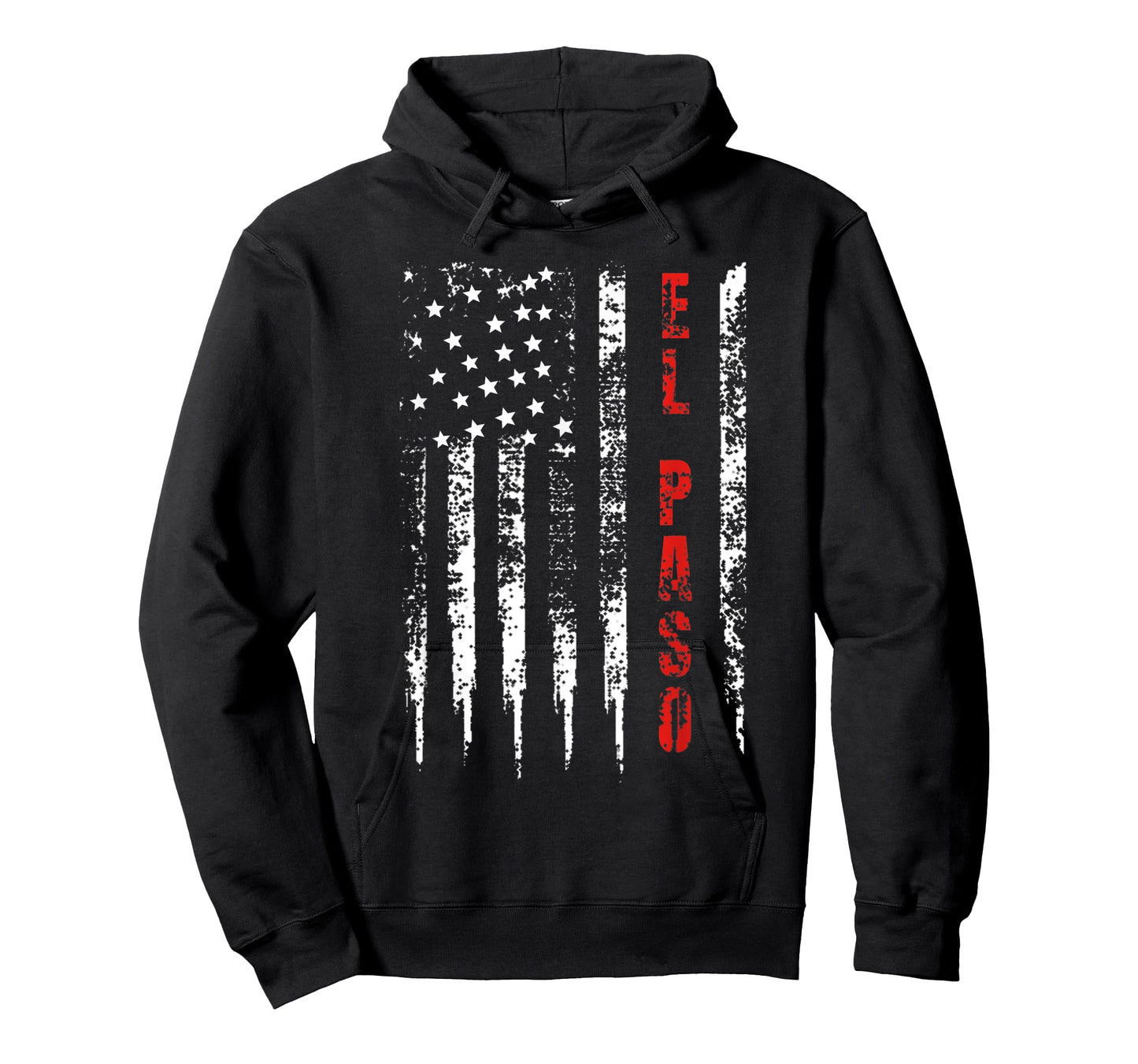 Red Line Firefighter El Paso T-Shirt Distressed Gift