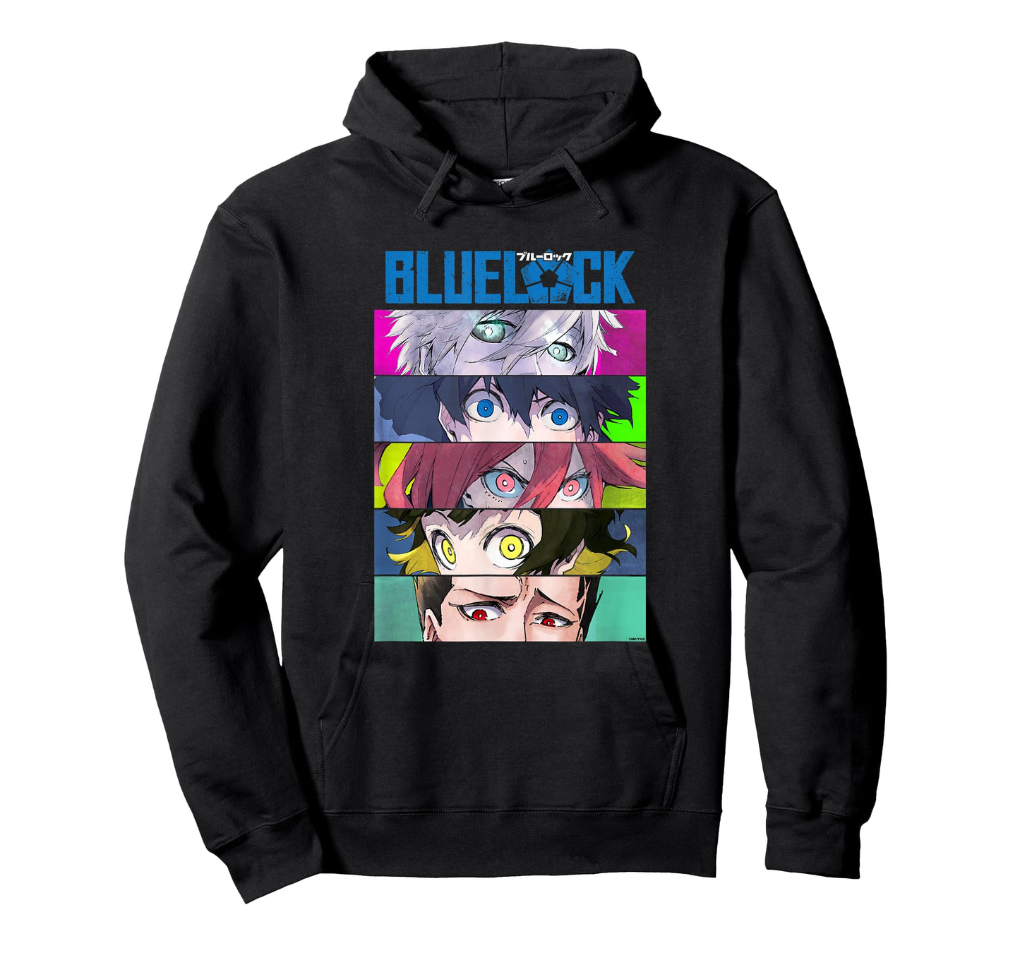 Blue Lock Main Characters Eyes Split Colorful Chest Portrait T-Shirt