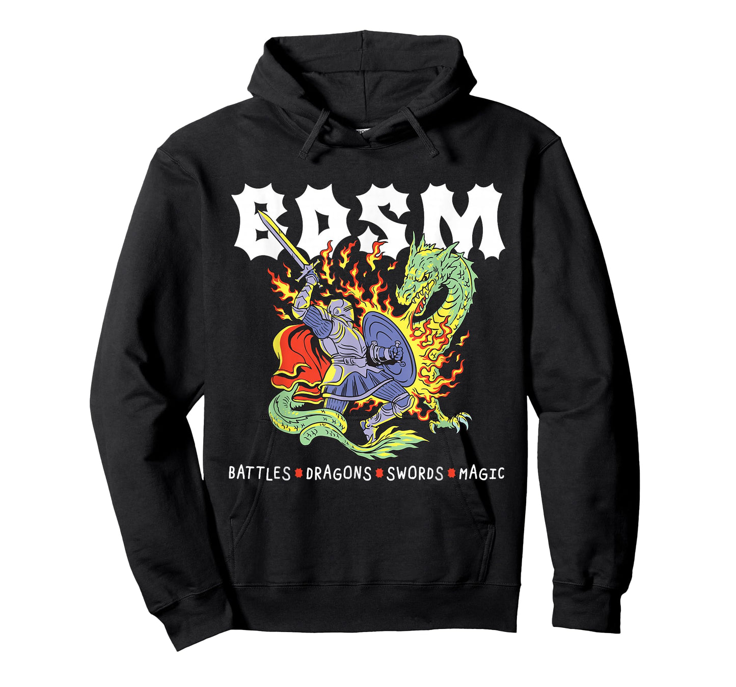 BDSM Battles Dragons Swords Magic RPG Fantasy Knight Dragon T-Shirt
