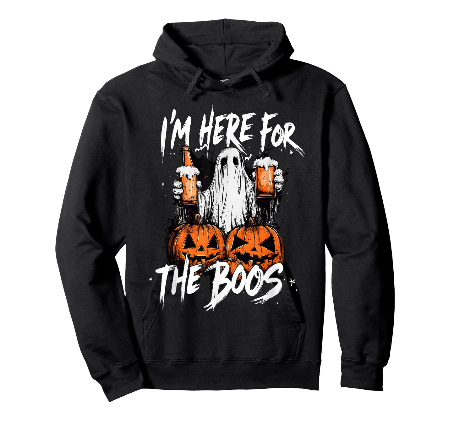 I'm Just Here for The Boos Scary Ghost Halloween Costume T-Shirt