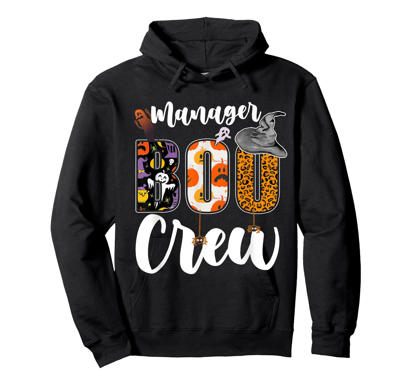 Manager Boo Crew Halloween Matching Executive T-Shirt