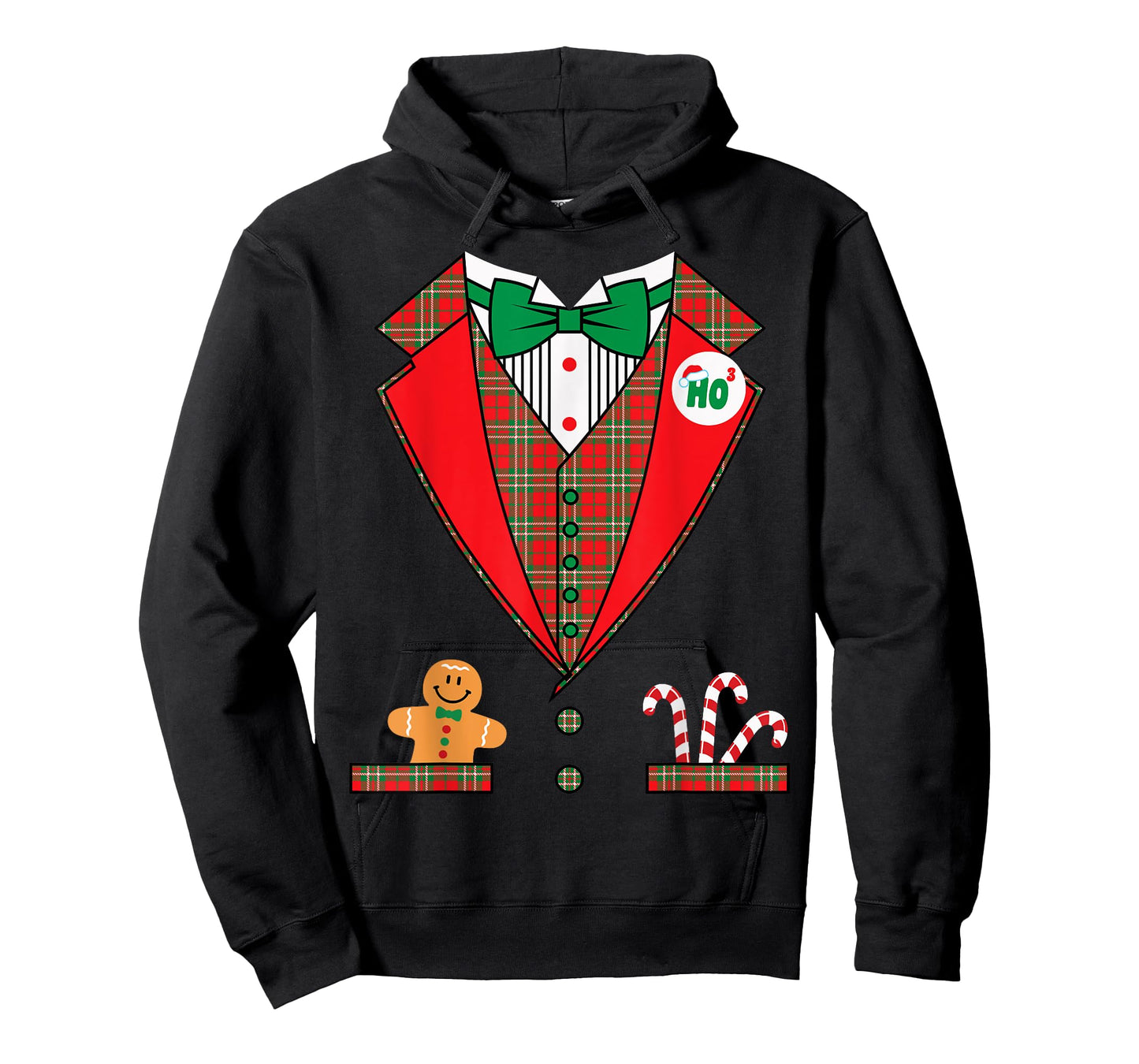Nat's Gift Shop Funny Christmas Costume T-Shirt, Men & Boys, Black, Short Sleeve, Classic Fit, Pull On, Crew Neck, Small