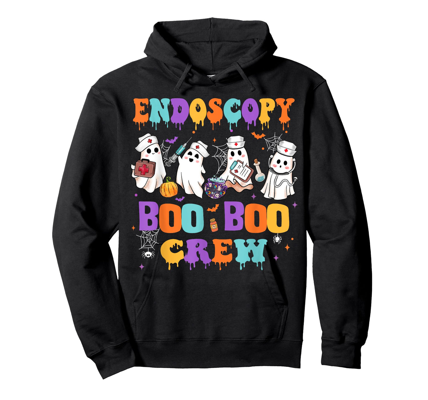 Endoscopy Nurse Boo Boo Crew Nurse Halloween Squad Nursing T-Shirt