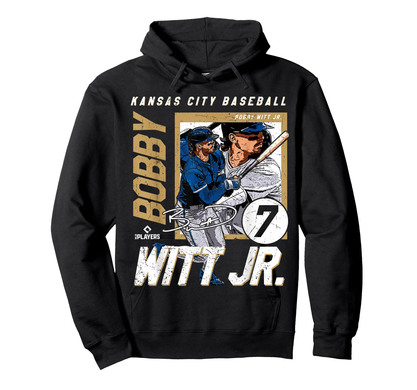 Bobby Witt Jr. | Kansas MLB Baseball Players| MLBBWI204M T-Shirt