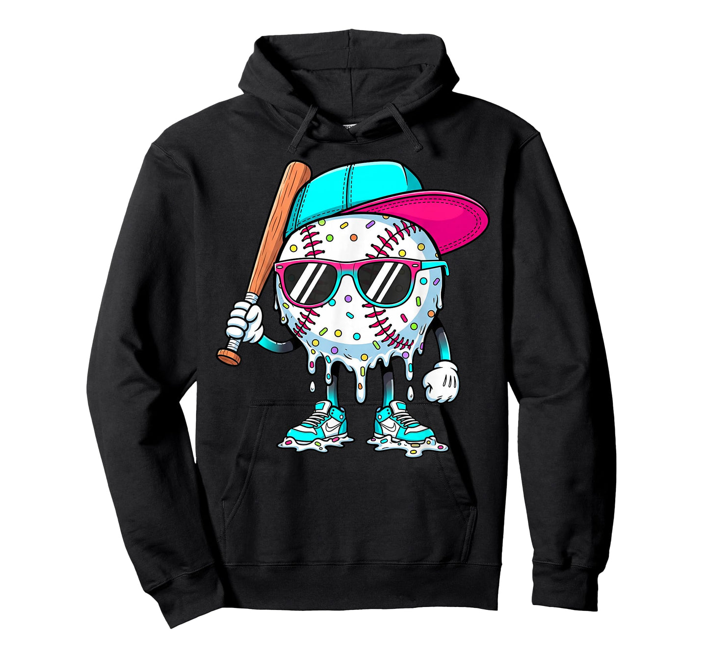 Baseball Lifestyle 101 Apparel Youth Baseball Drip Icecream T-Shirt