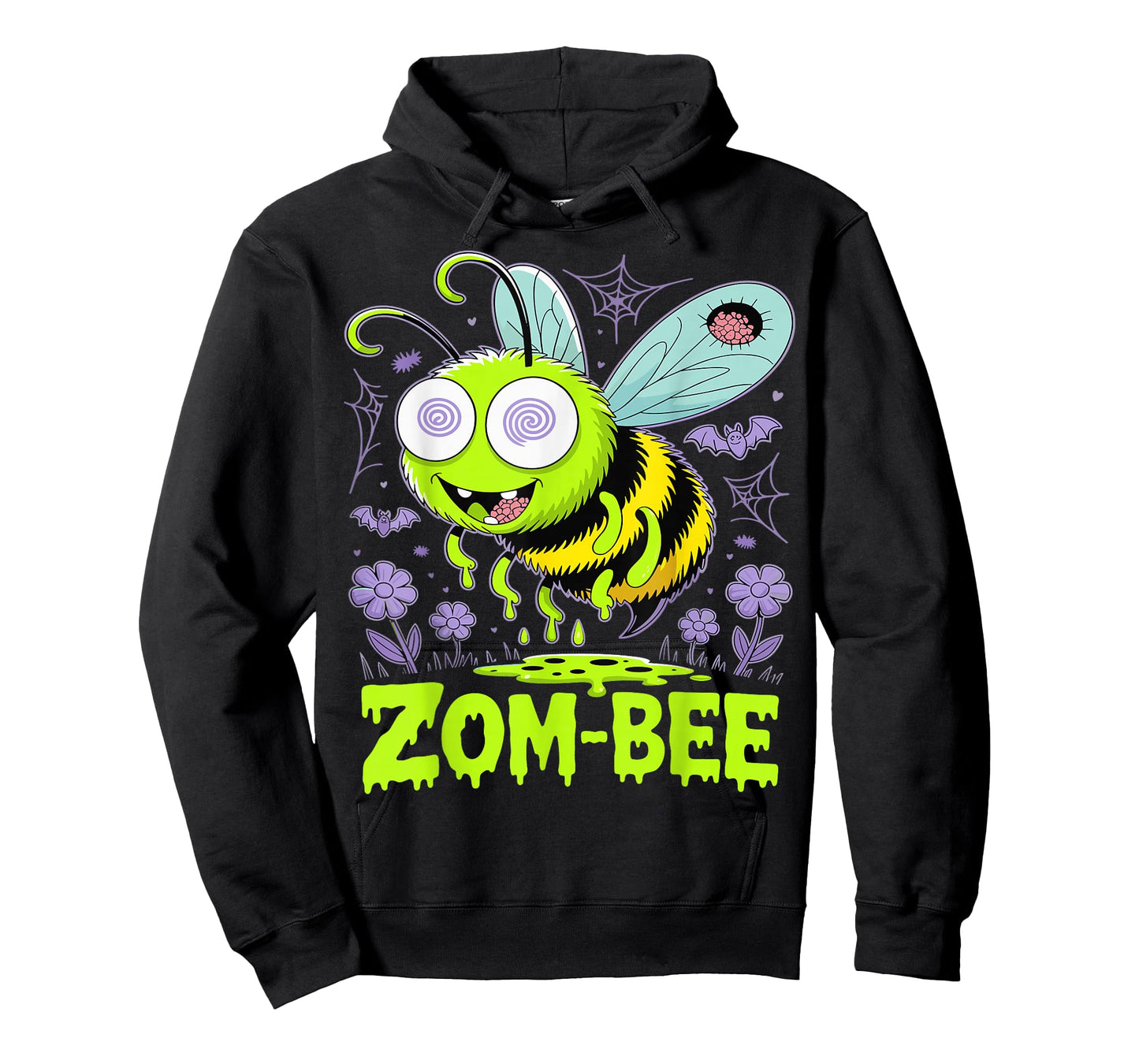 Zom-Bee Cute Zombie Bee Funny Halloween Tee T-Shirt