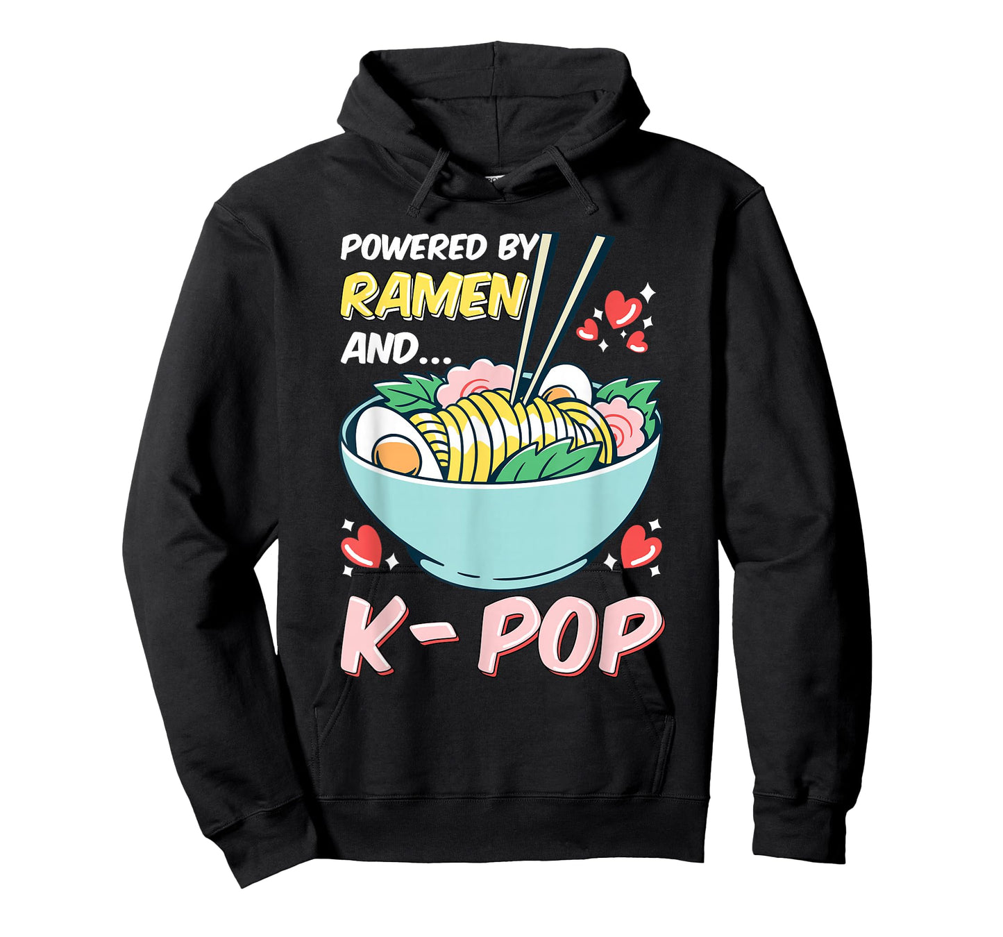 Powered By K-Pop and Ramen T-Shirt