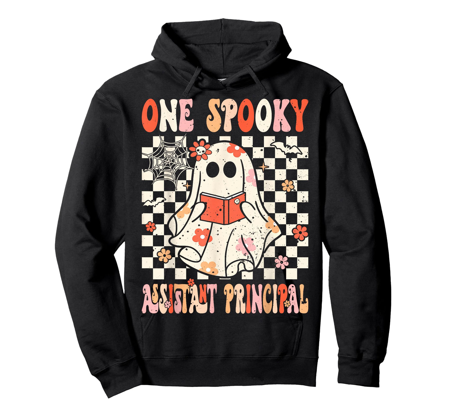 Groovy Boo Assistant Principal Crew Ghost Women Halloween T-Shirt