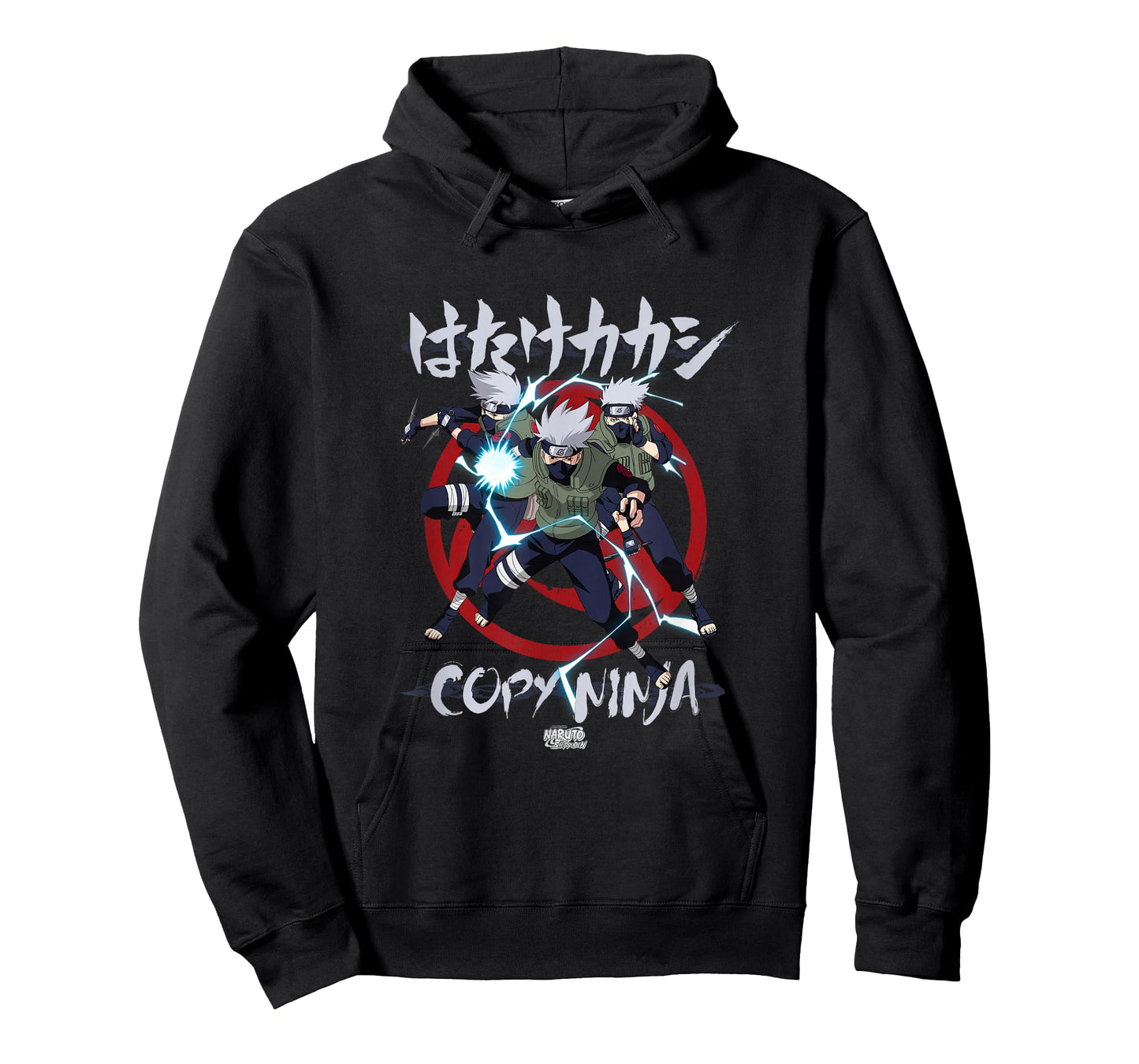 Naruto Shippuden Kakashi Copy Ninja Lightning Anime T-Shirt