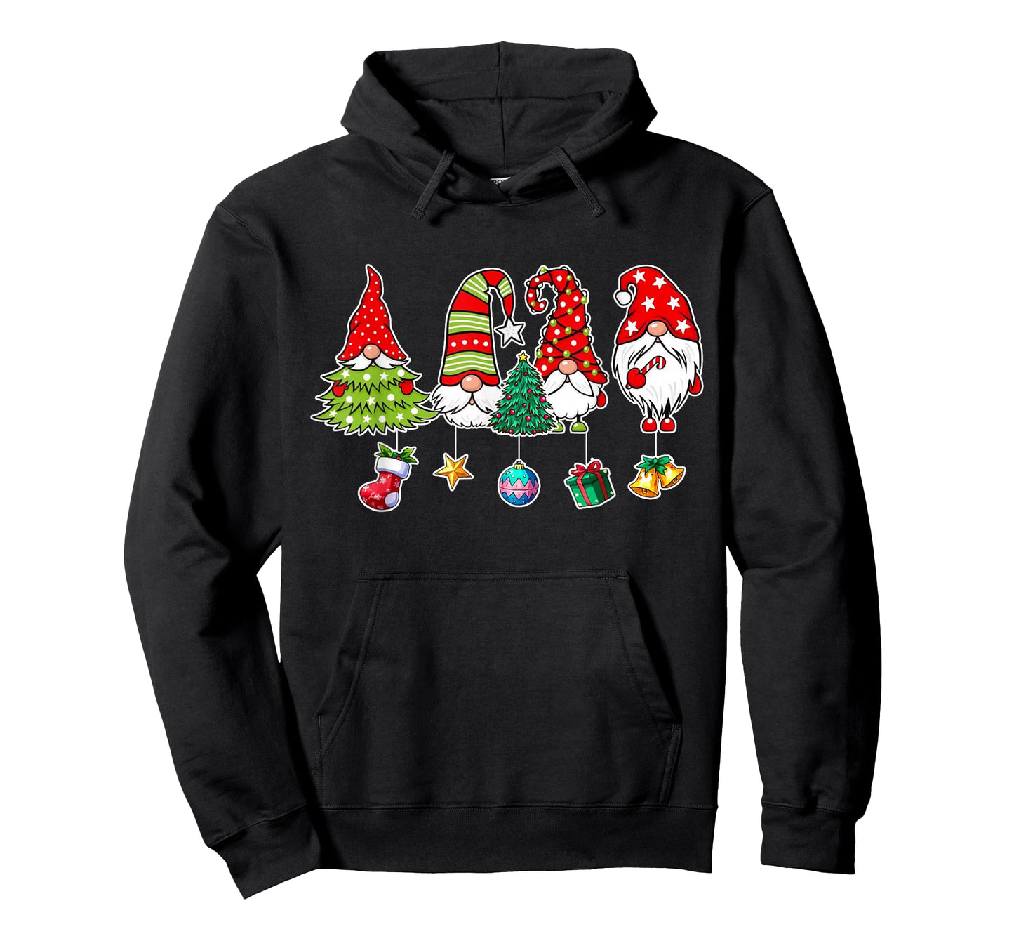 Cute Gnomes Merry Christmas Light Family Gnome Xmas Matching T-Shirt